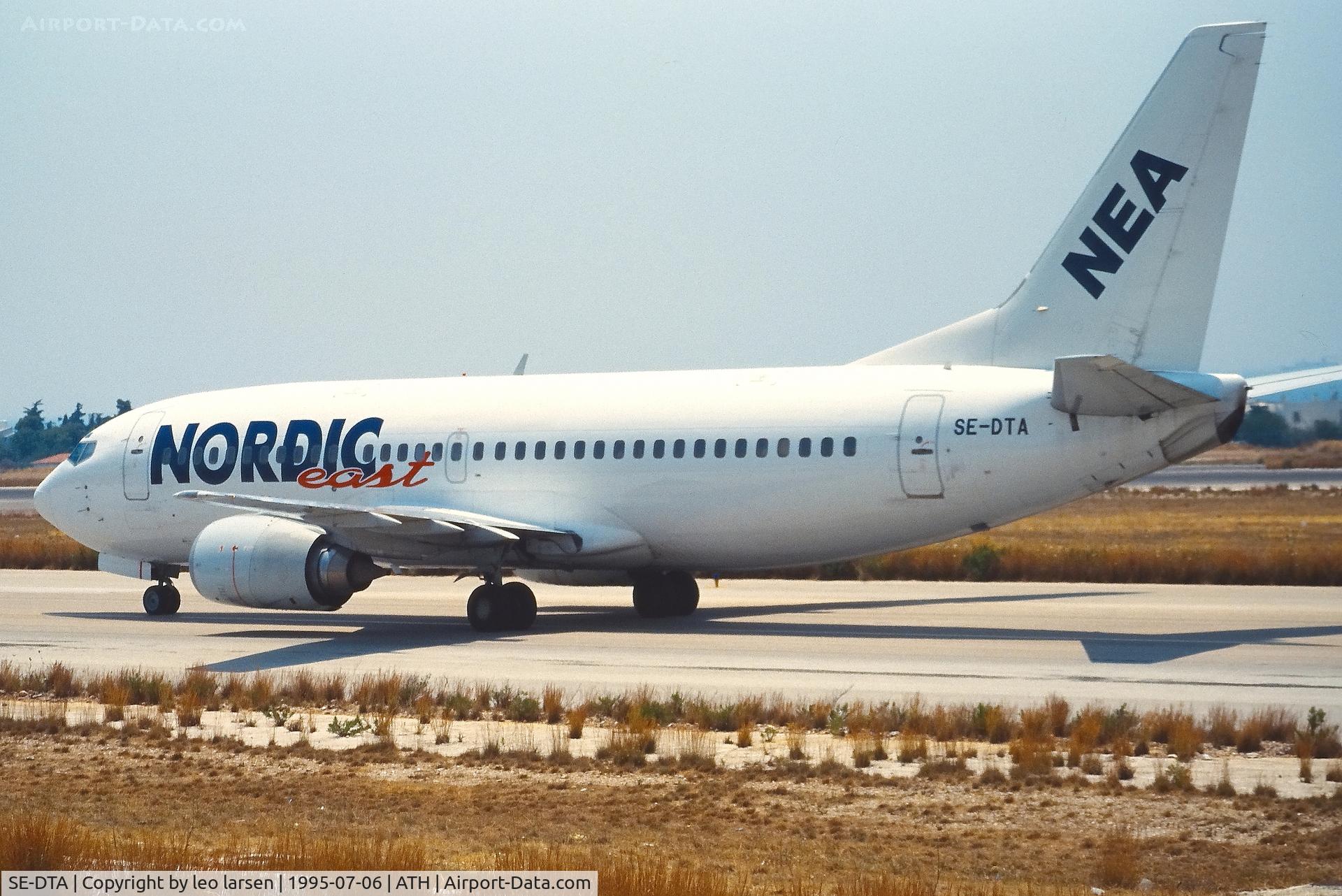 SE-DTA, 1988 Boeing 737-3Q8 C/N 24068, Athens 6.7.1995