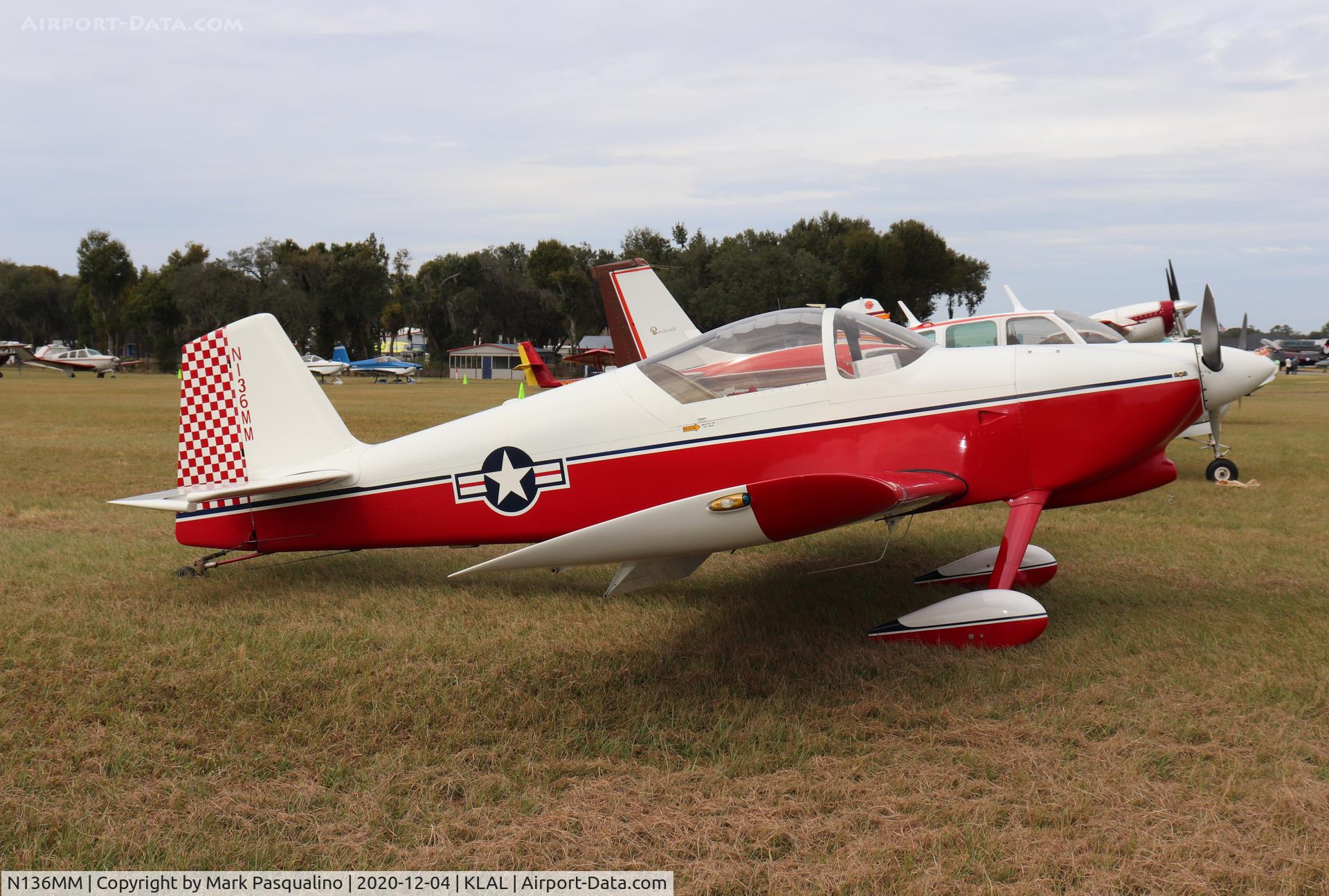 N136MM, 1993 Vans RV-6 C/N 21718, Vans RV-6