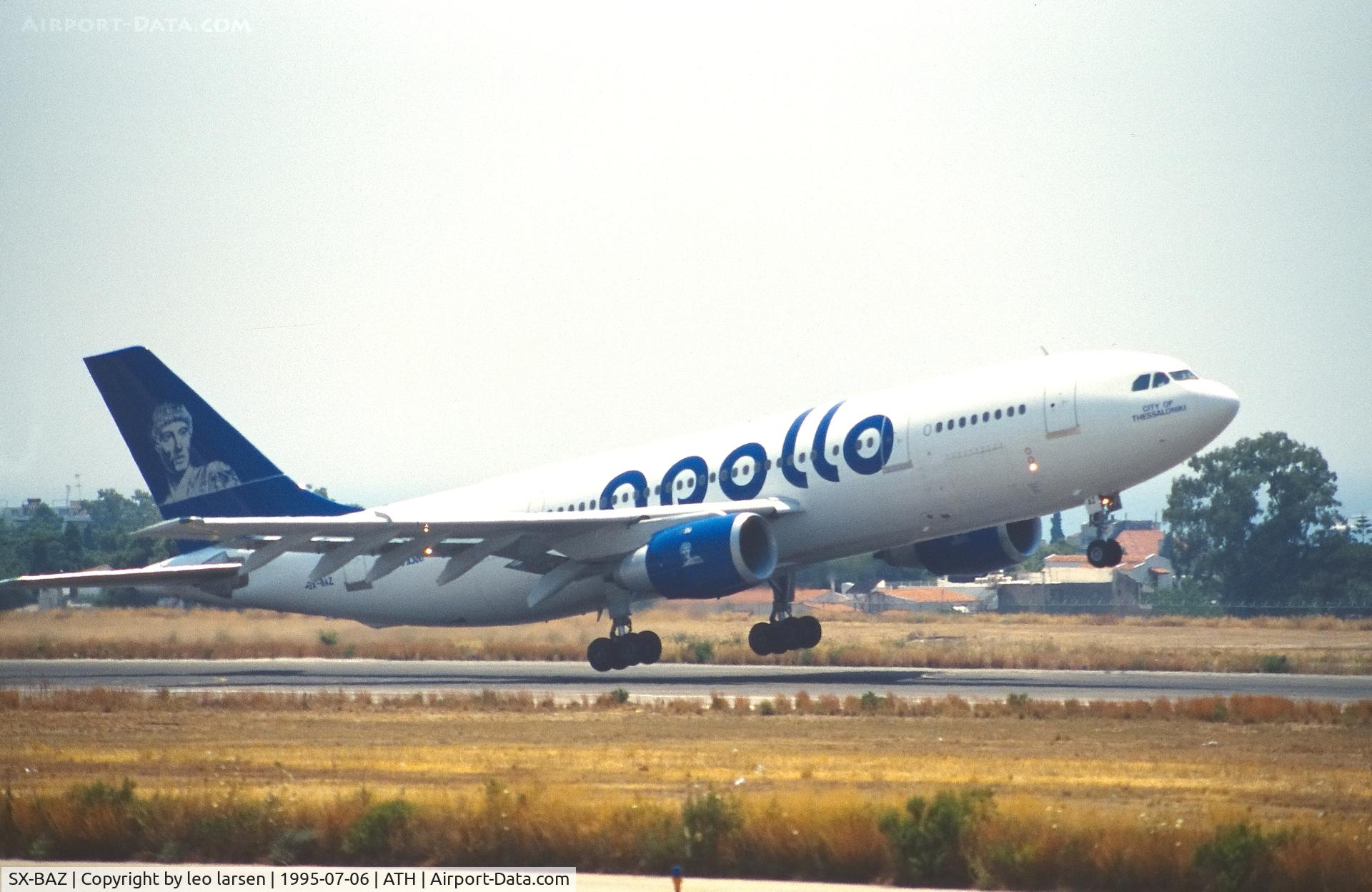 SX-BAZ, 1982 Airbus A300B4-203 C/N 210, Athens 6.7.1995
