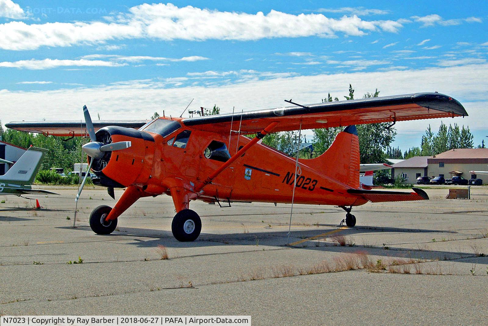 N7023, 1951 De Havilland Canada Beaver DHC-2 C/N 51-16556, N7023   De Havilland Canada U-6A Beaver [357] (Alaska Department of Fish & Game) Fairbanks Int'l~N 27/06/2018