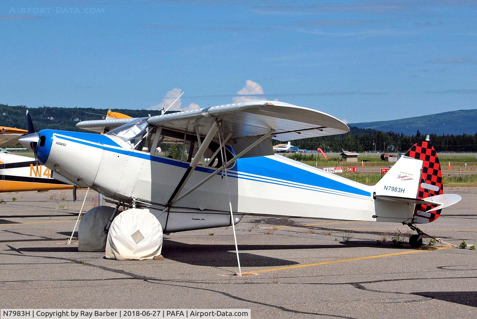 N7983H, 1946 Piper PA-12 Super Cruiser C/N 12-877, N7983H   Piper PA-12 Super Cruiser [12-877] Fairbanks Int'l~N 27/06/2018