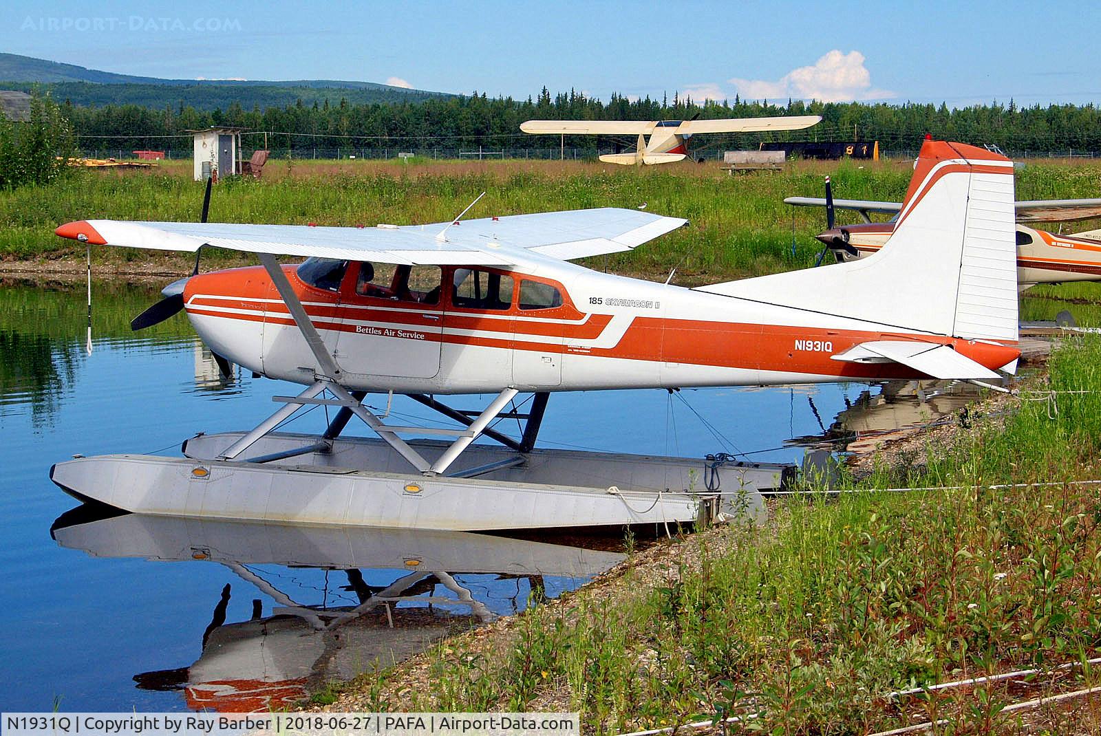 N1931Q, 1977 Cessna A185F Skywagon 185 C/N 18503504, N1931Q   Cessna A.185F Skywagon 185 [185-03504] (Bettles Air Service) Fairbanks Int'l~N 27/06/2018