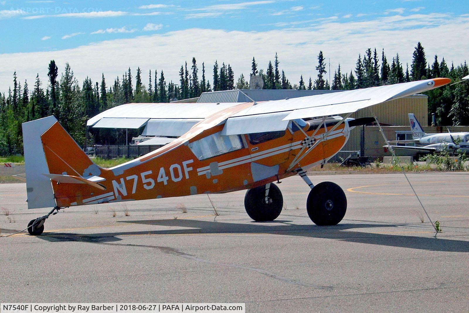N7540F, 1969 Champion 7GCBC C/N 211-70, N7540F   Champion 7GCBC Citabria [211-70] Fairbanks Int'l~N 27/06/2018