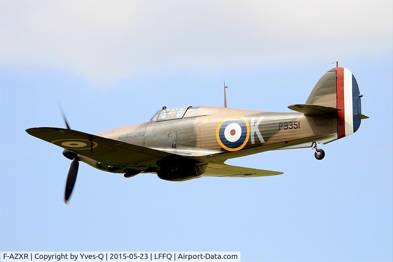F-AZXR, Hawker Hurricane IIA C/N Not found ZK-TPK, Hawker Hurricane Mk.IIa, On display, La Ferté-Alais airfield (LFFQ) Airshow 2015