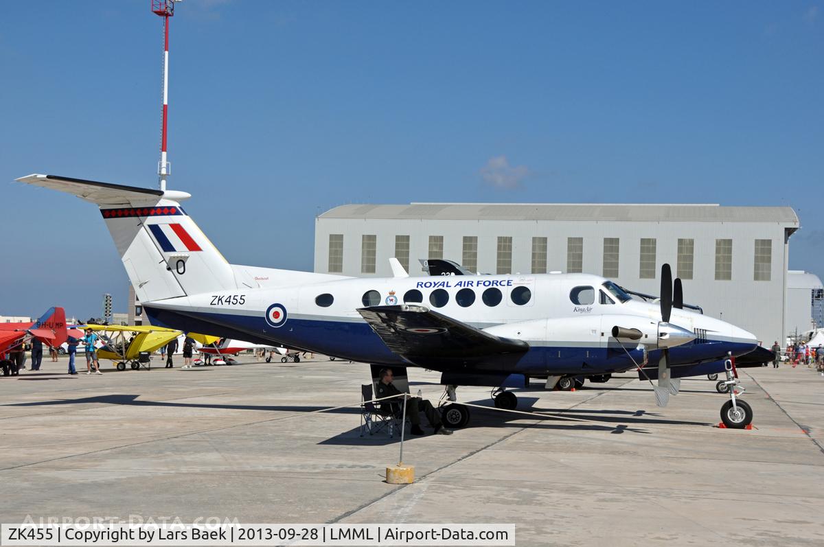 ZK455, 2003 Raytheon B200 King Air C/N BB-1836, Malta Air Show 2013