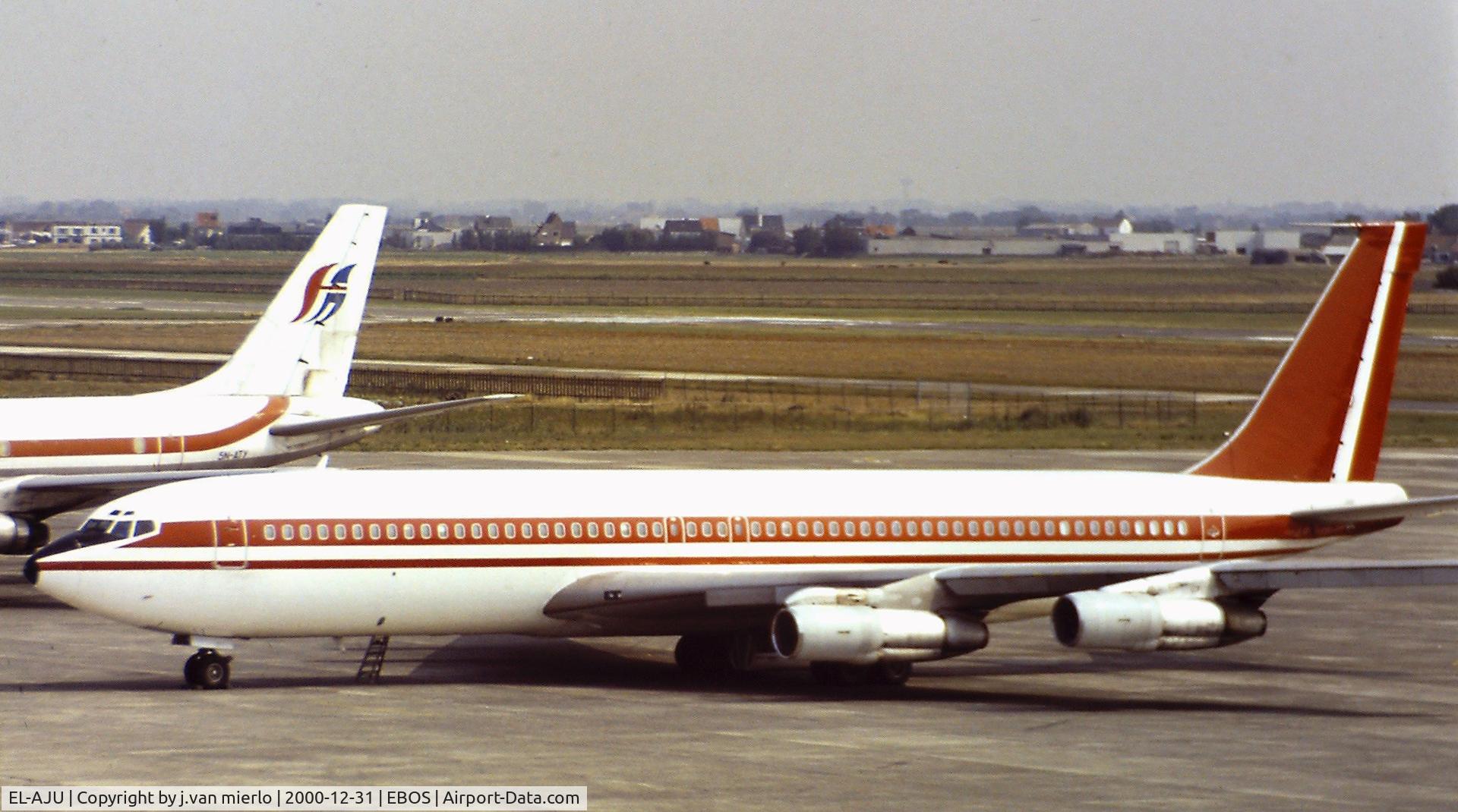 EL-AJU, 1966 Boeing 707-330 C/N 19315, scan from slide