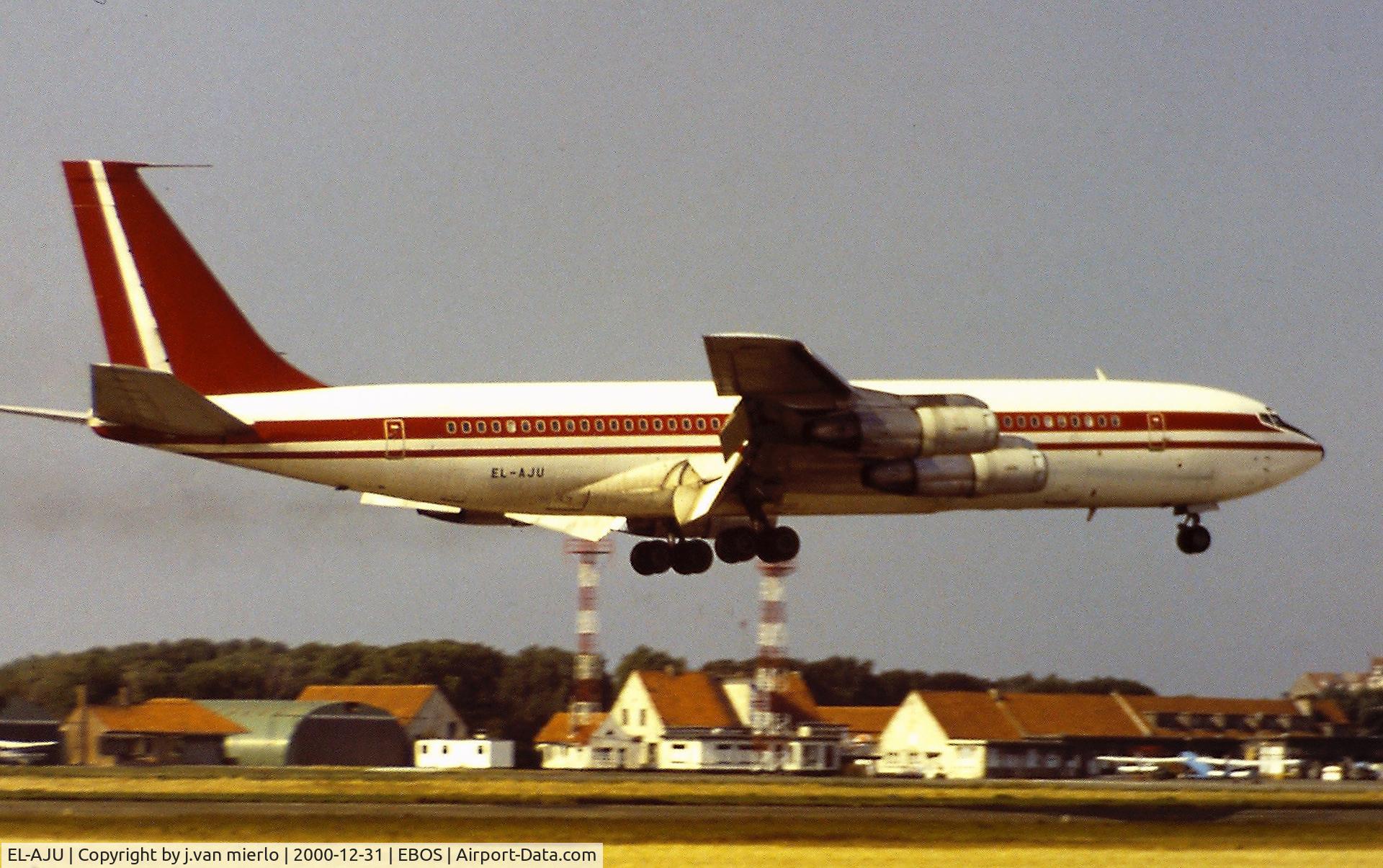 EL-AJU, 1966 Boeing 707-330 C/N 19315, scan from slide