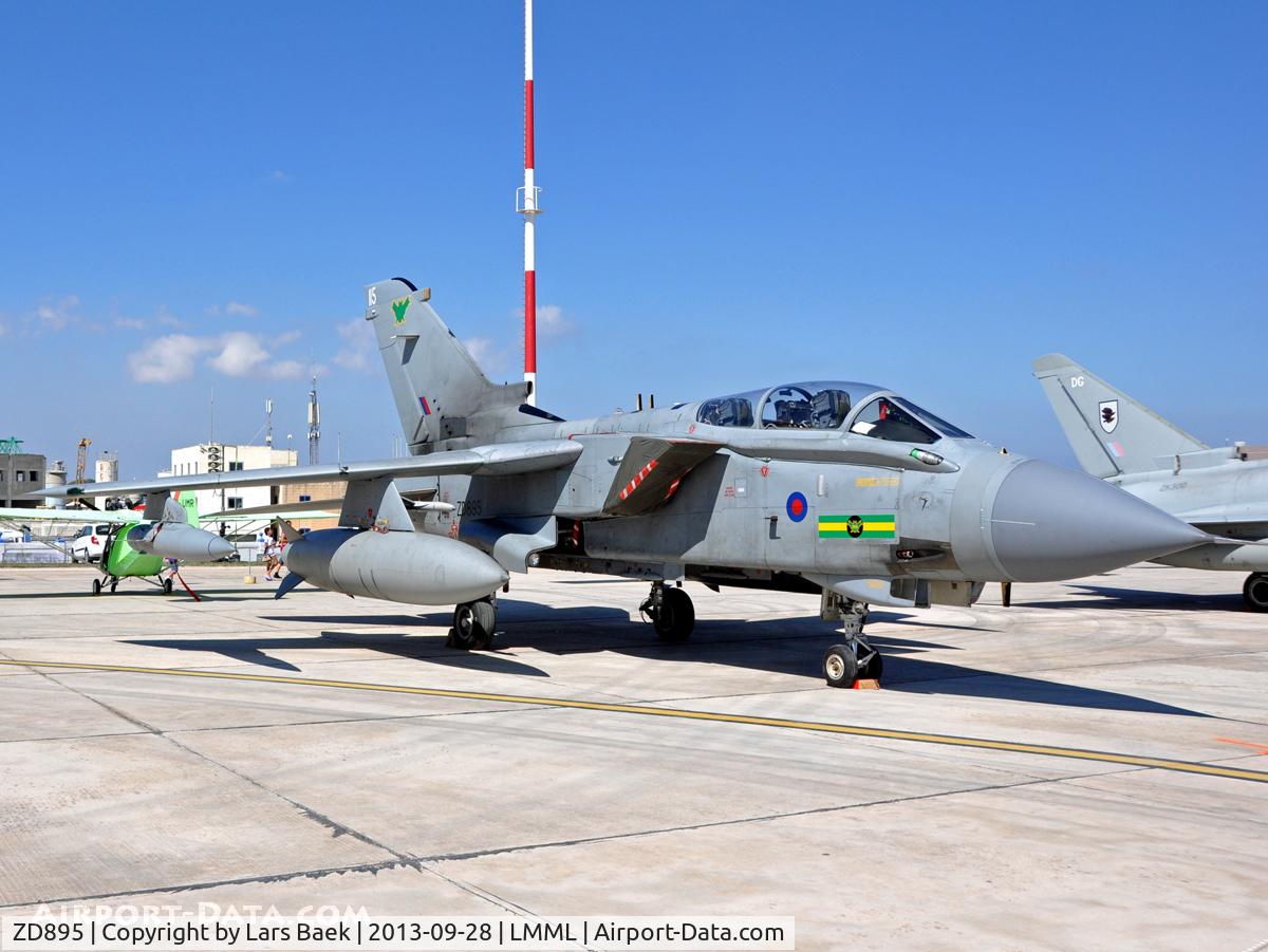 ZD895, 1985 Panavia Tornado GR.4 C/N 477/BS155/3216, Malta Air Show 2013
