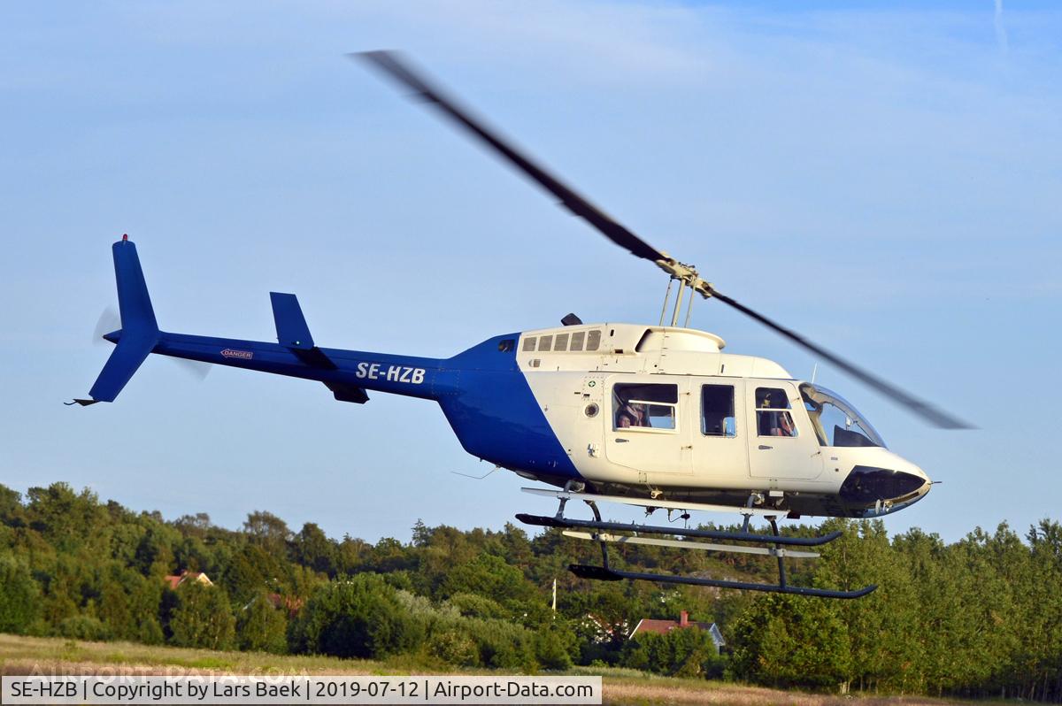 SE-HZB, 1988 Bell 206L-3 LongRanger III LongRanger III C/N 51235, Grebbestad, Sweden out of airport, Nordic Rotors