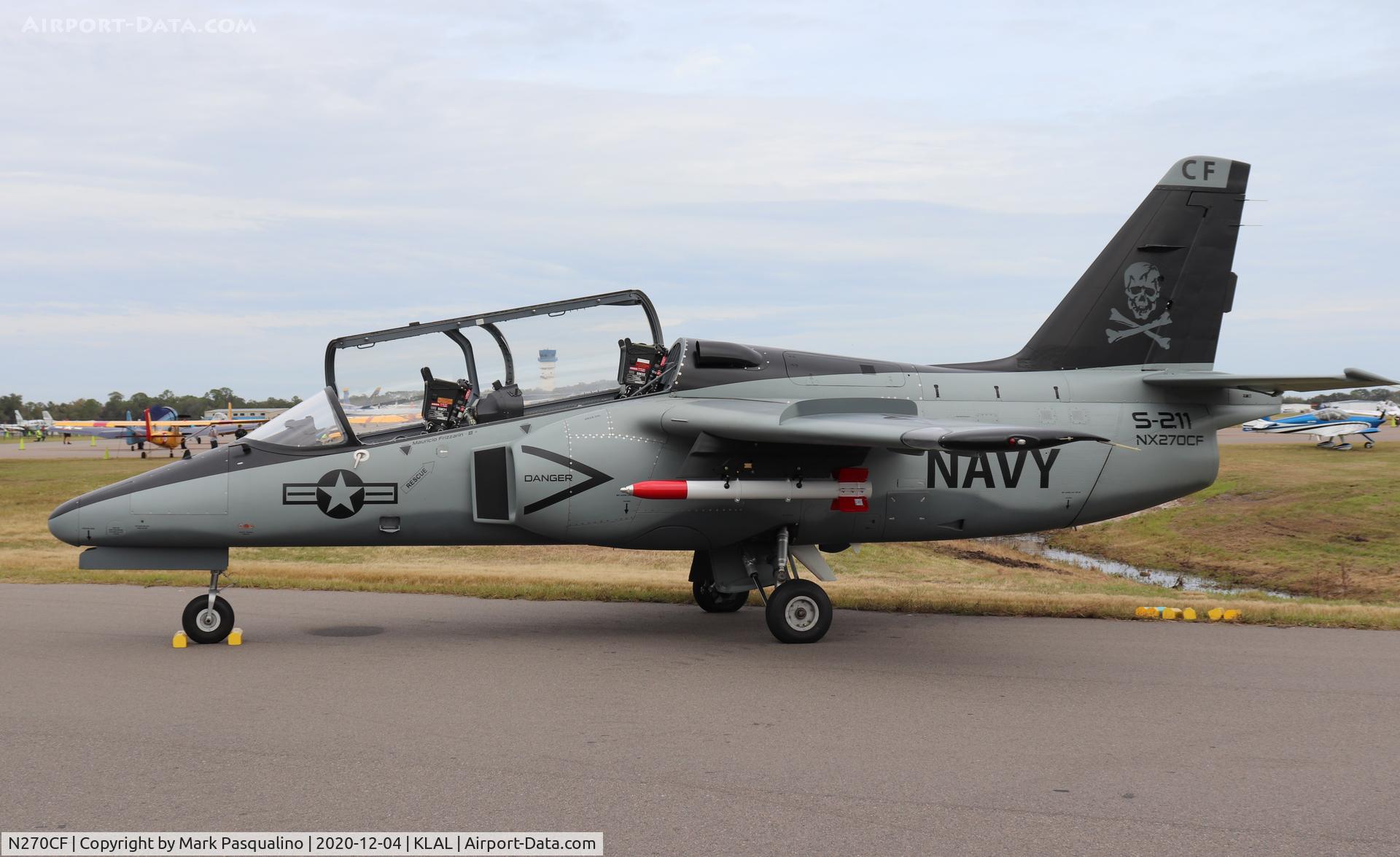 N270CF, 1985 SIAI-Marchetti S-211 C/N 009/02-006, SIAI-Marchetti S-211