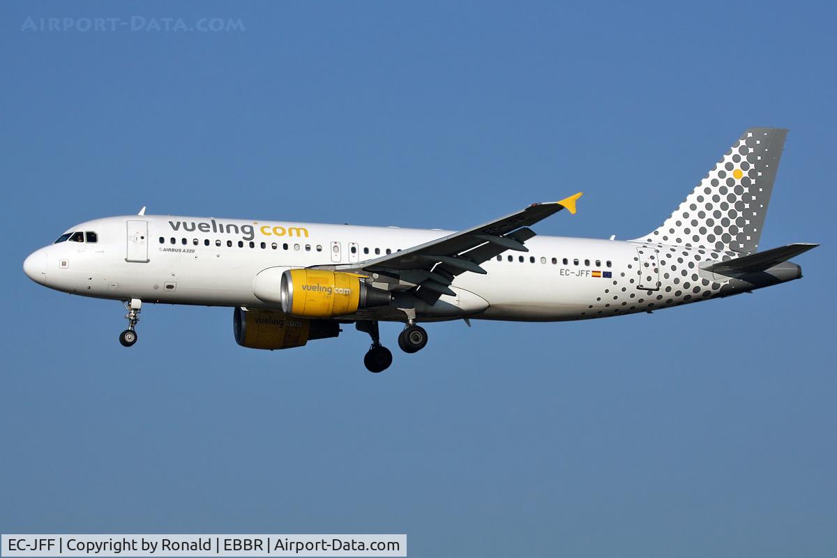 EC-JFF, 2005 Airbus A320-214 C/N 2388, at bru