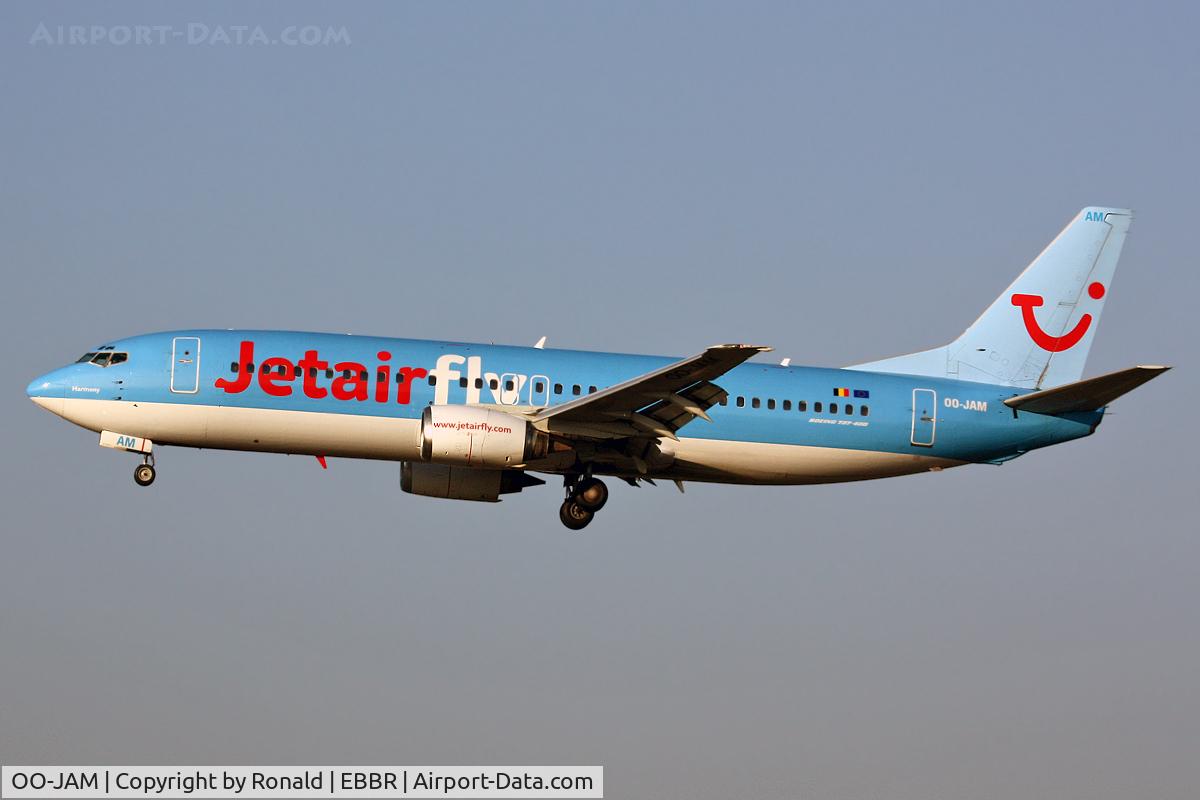 OO-JAM, 1997 Boeing 737-46J C/N 28867/2879, at bru