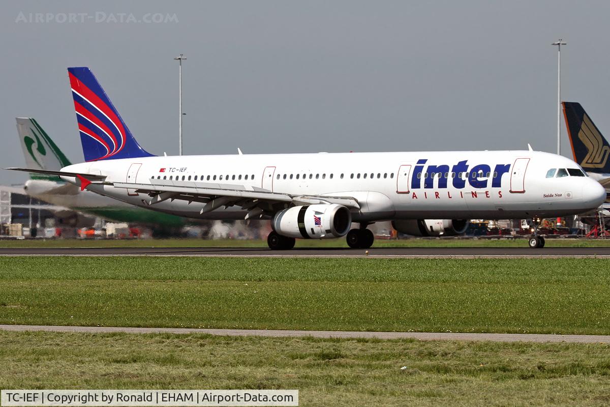 TC-IEF, 1999 Airbus A321-231 C/N 968, at spl