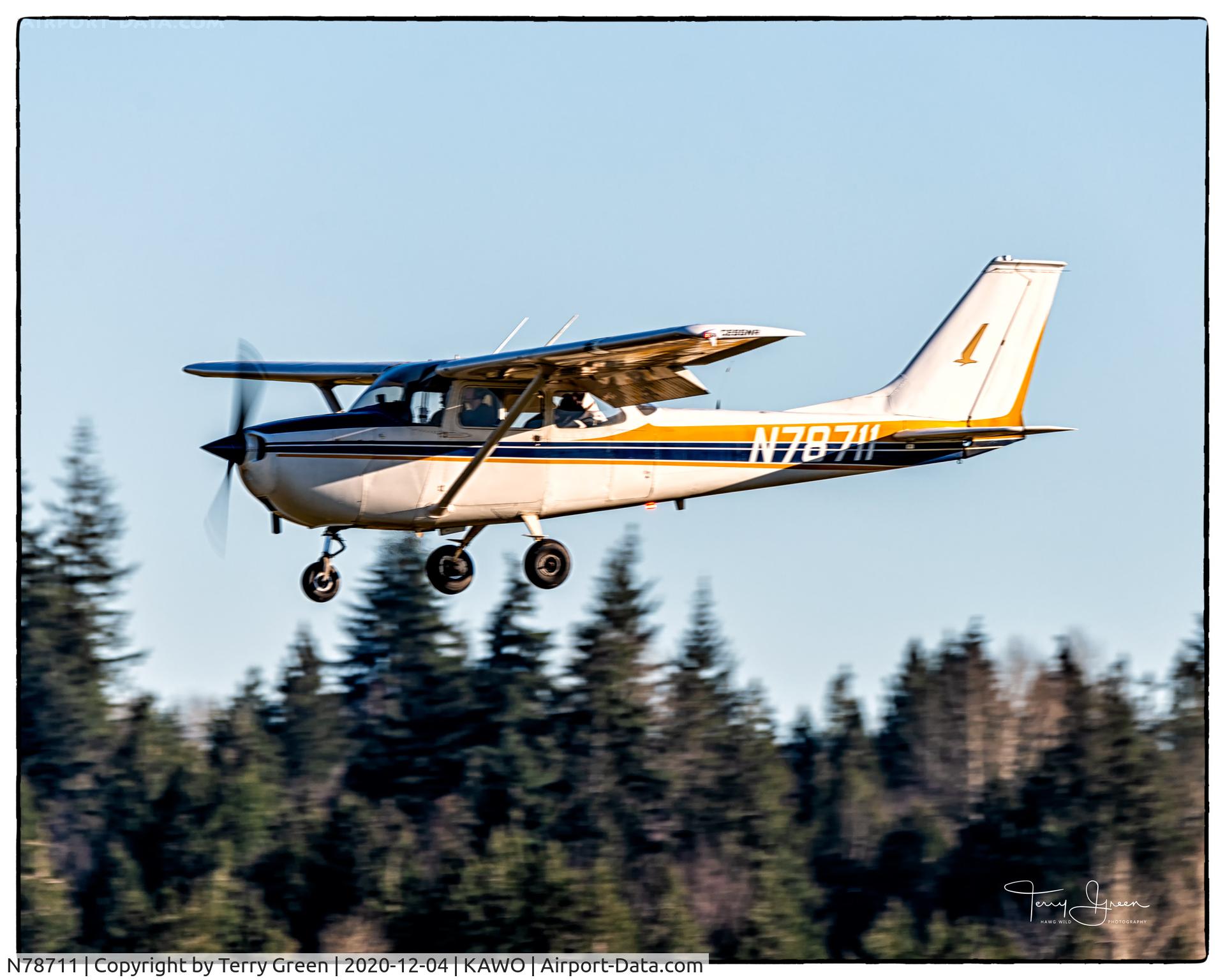 N78711, 1968 Cessna 172K Skyhawk C/N 17257727, KAWO