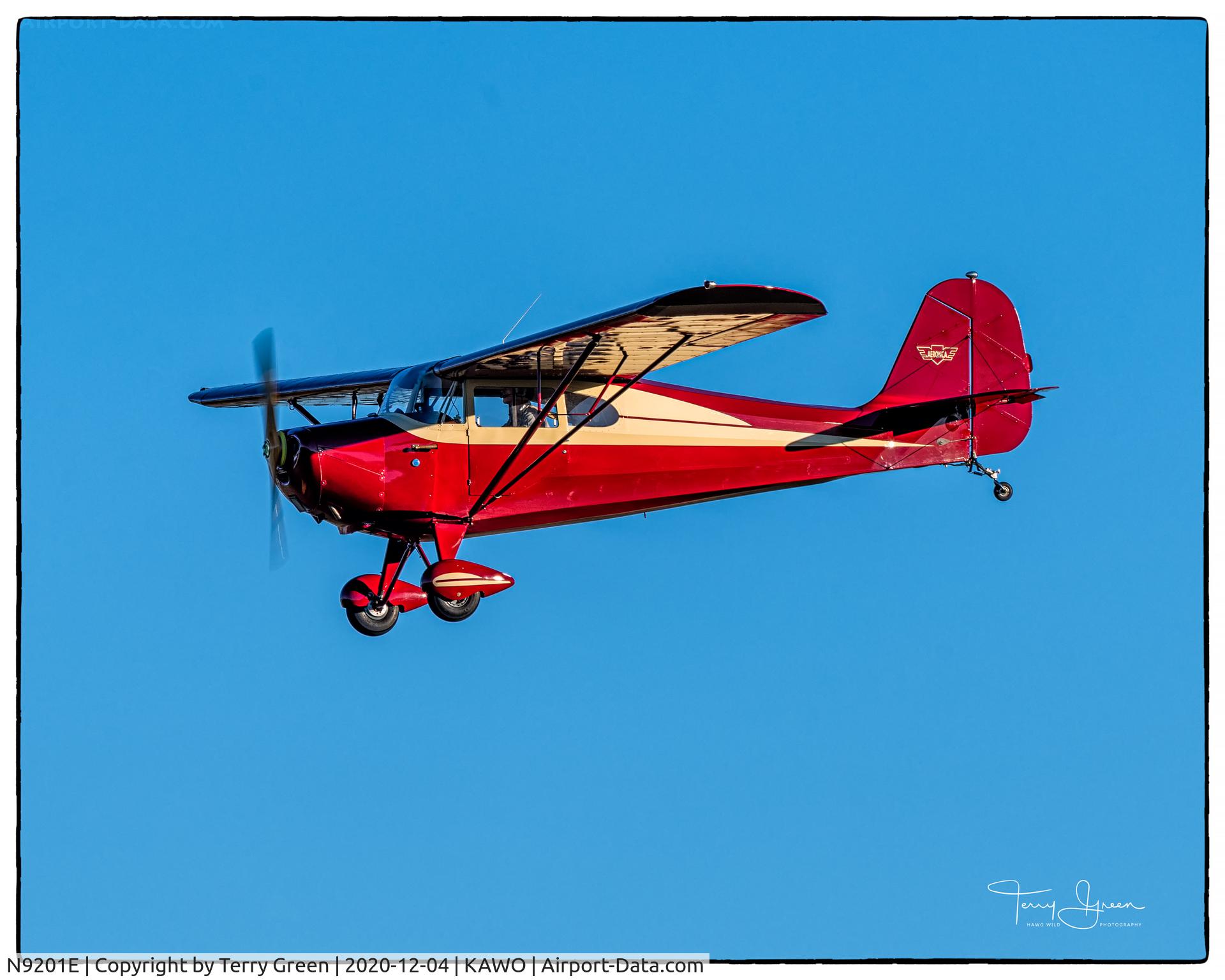 N9201E, 1946 Aeronca 11AC Chief C/N 11AC-835, KAWO