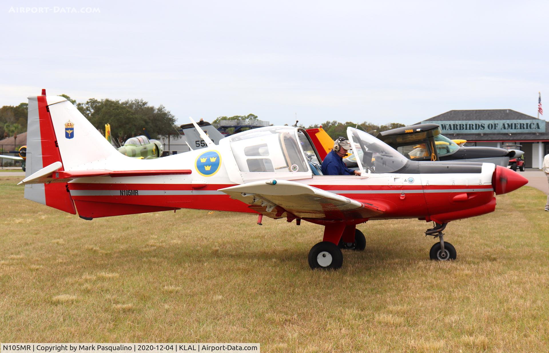 N105MR, 1971 Scottish Aviation Sk.61D Bulldog C/N BH100/138, Scottish Aviation Sk.61D Bulldog