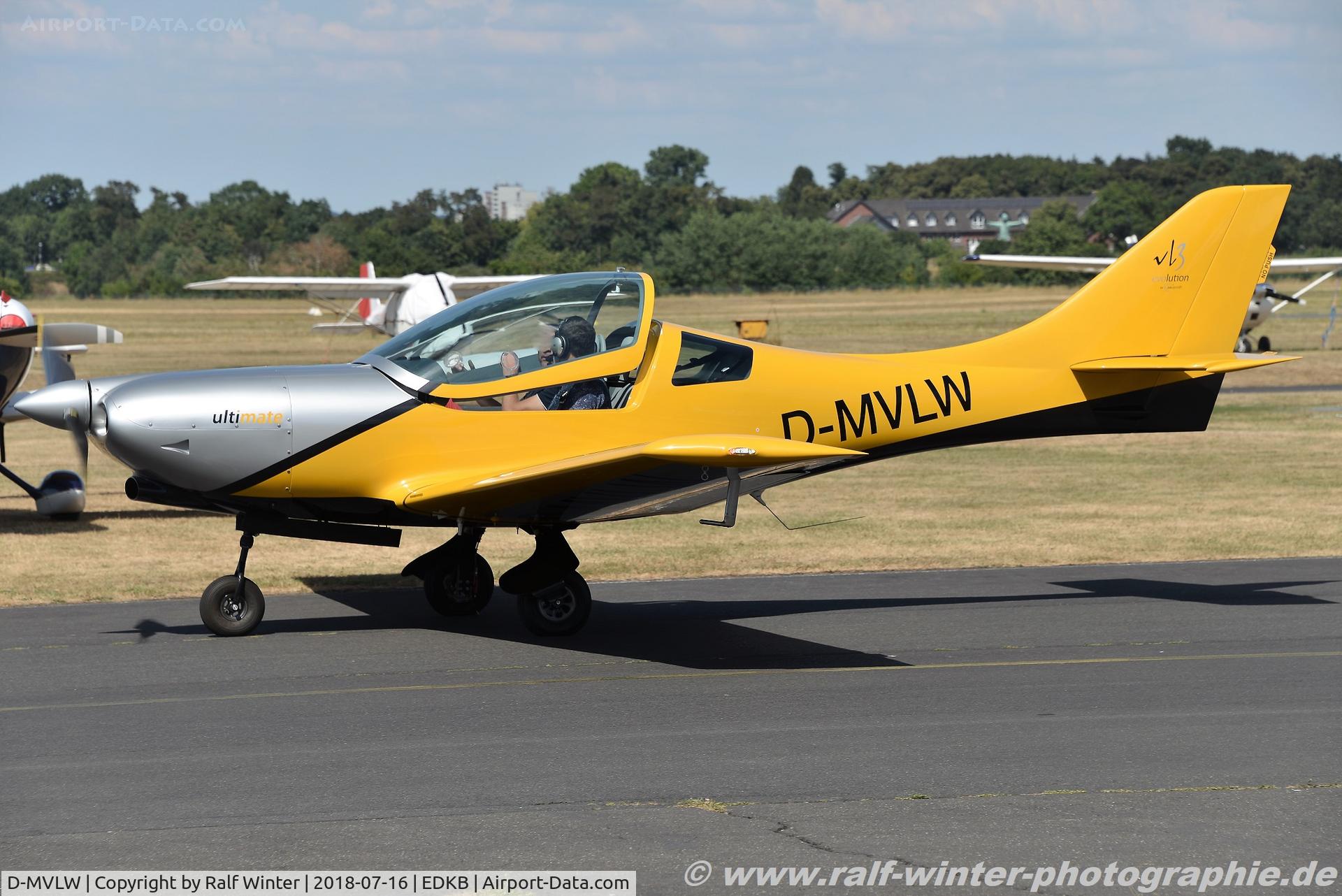 D-MVLW, Aveko VL3 Evolution C/N 269, Aveko VL3 Evolution - Private - 269 - D-MVLW - 16.07.2018 - EDKB