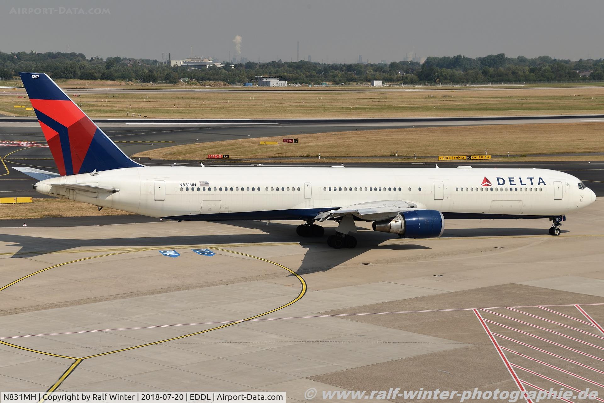 N831MH, 2000 Boeing 767-432/ER C/N 29702, Boeing 767-432ER - DL DAL Delta Air Lines - 29702 - N831MH - 20.07.2018 - DUS