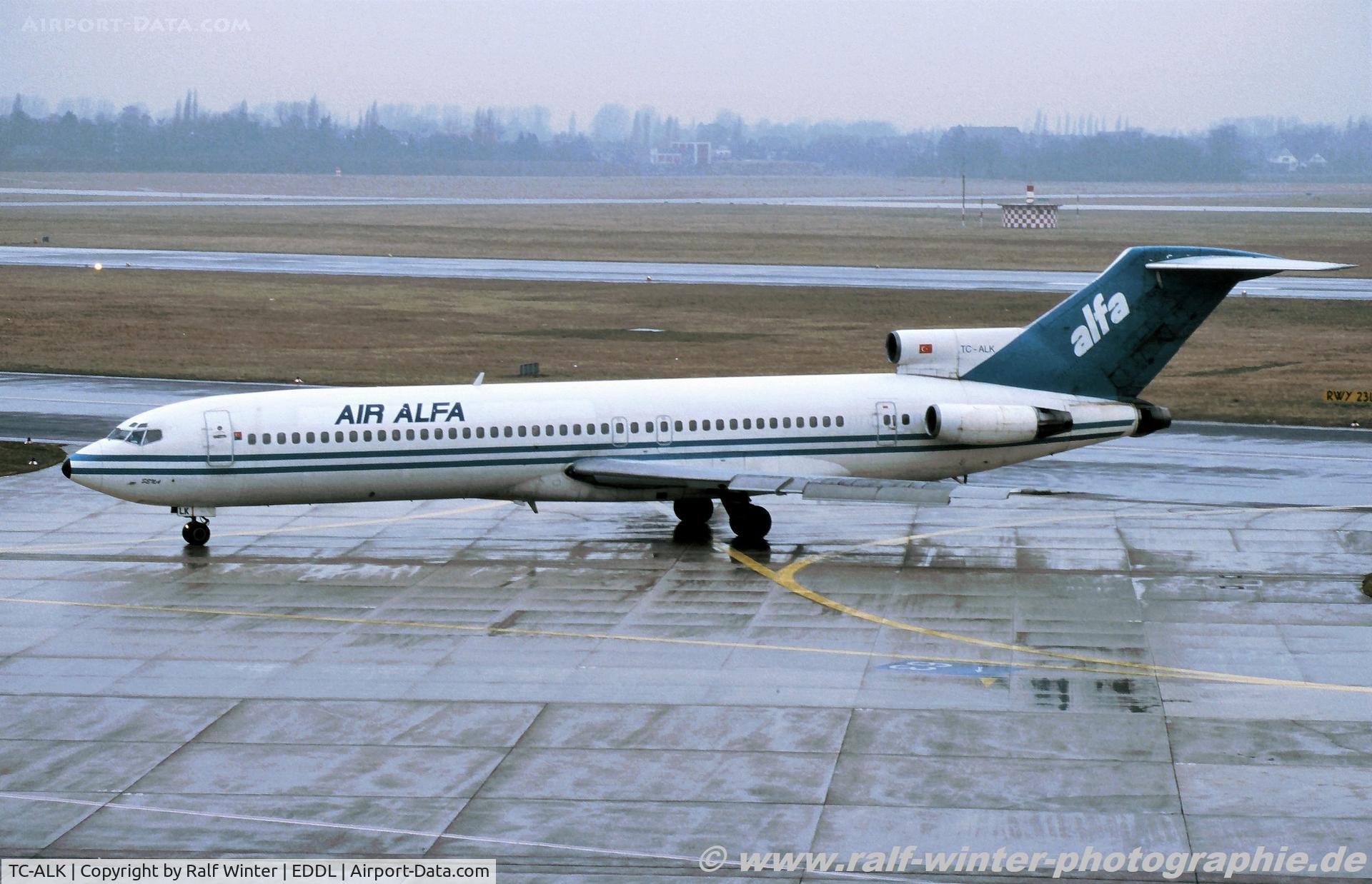 TC-ALK, 1970 Boeing 727-230 C/N 20430, Boeing 727-230 - H7 LFA Air Alfa - 20430 - TC-ALK - 1994 - DUS