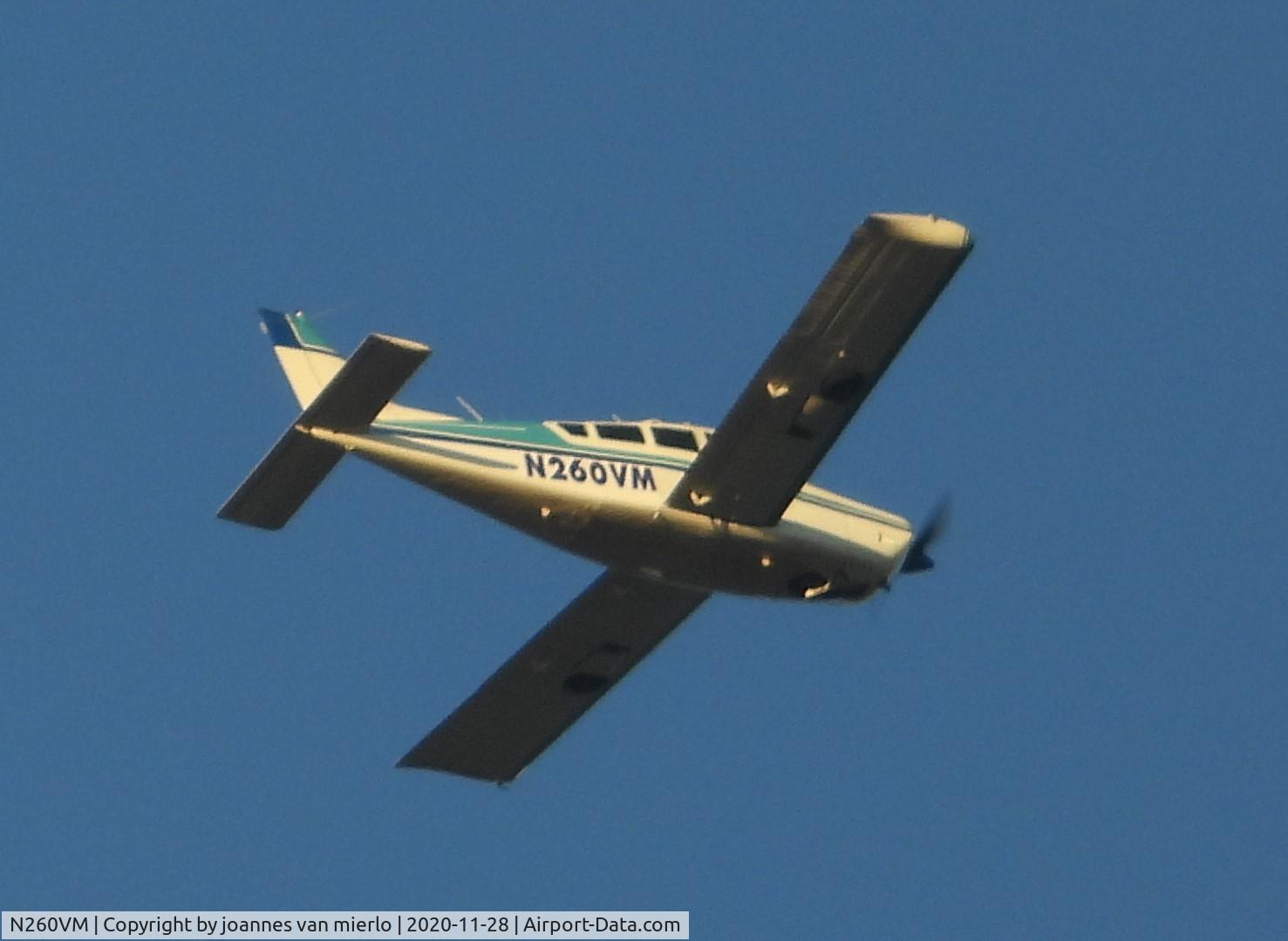 N260VM, 1971 Beech 24R C/N MC 91, Over Ghent, Belgium
