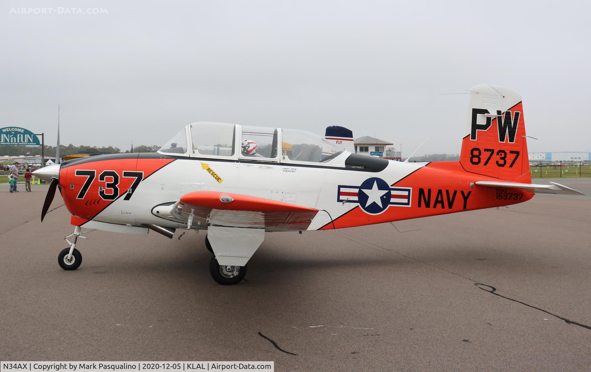 N34AX, 1956 Beech T34 Mentor C/N CG-141, Beech T-34A