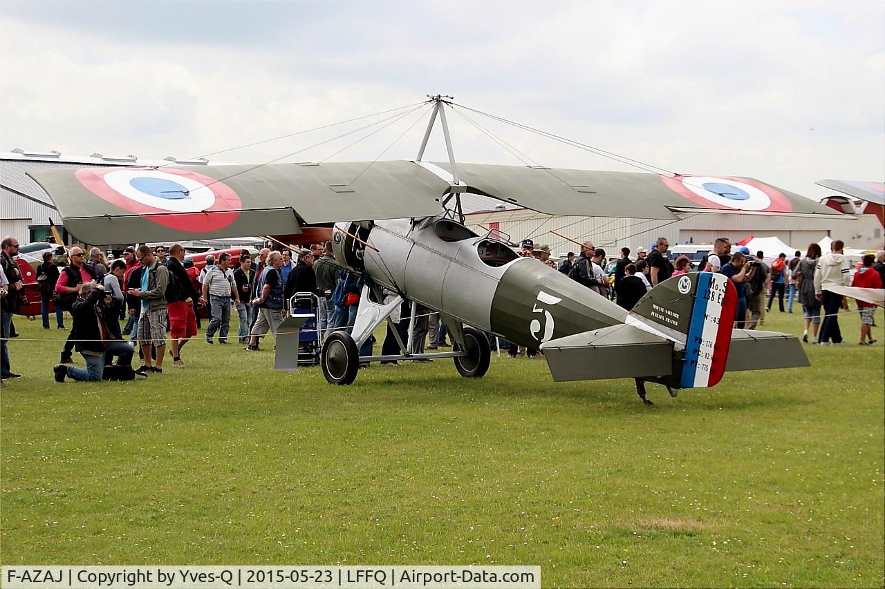 F-AZAJ, 1927 Morane-Saulnier MS-138EP-2 C/N 3220/138, Morane-Saulnier MS-138EP-2, Static display, La Ferté-Alais Airfield (LFFQ) Air show 2015