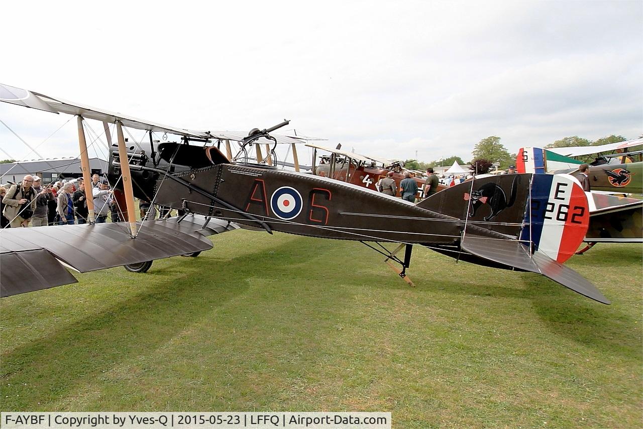 F-AYBF, Bristol F.2B Fighter C/N C794, Bristol F.2B Fighter, Static display, La Ferté-Alais airfield (LFFQ) Airshow 2015