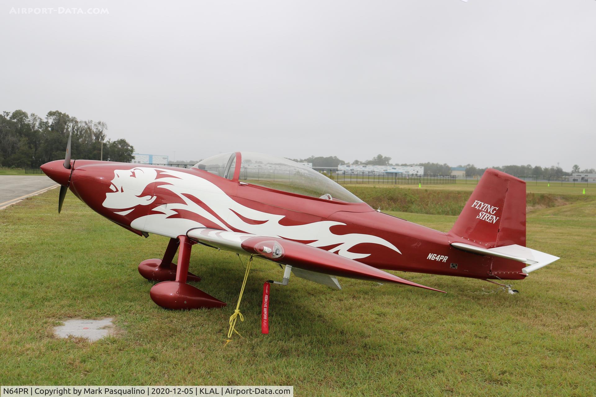 N64PR, 2007 Van's RV-8 C/N 82263, Vans RV-8