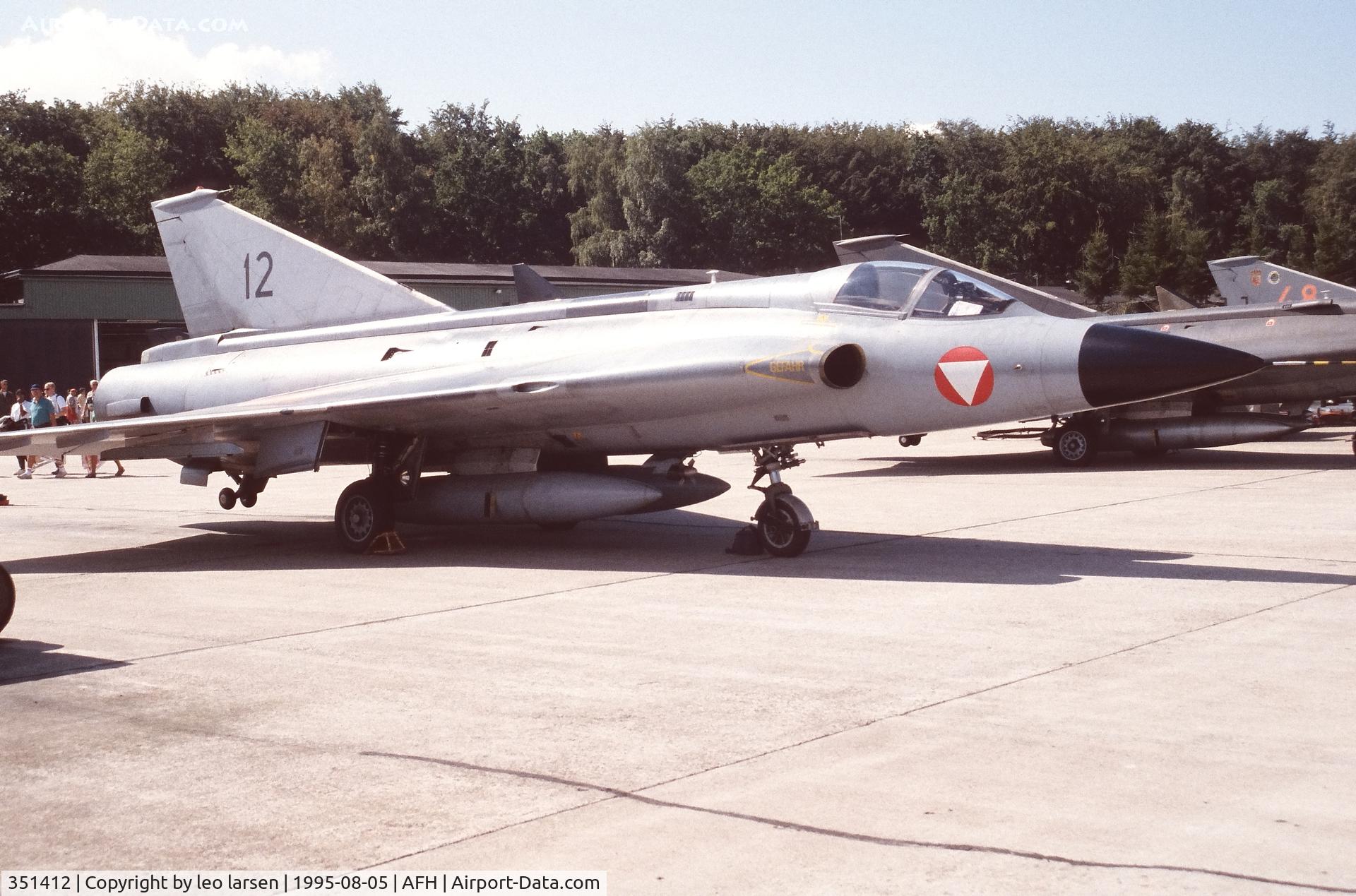 351412, 1987 Saab 35 OE C/N 351412, Ängelholm 5.8.1995
