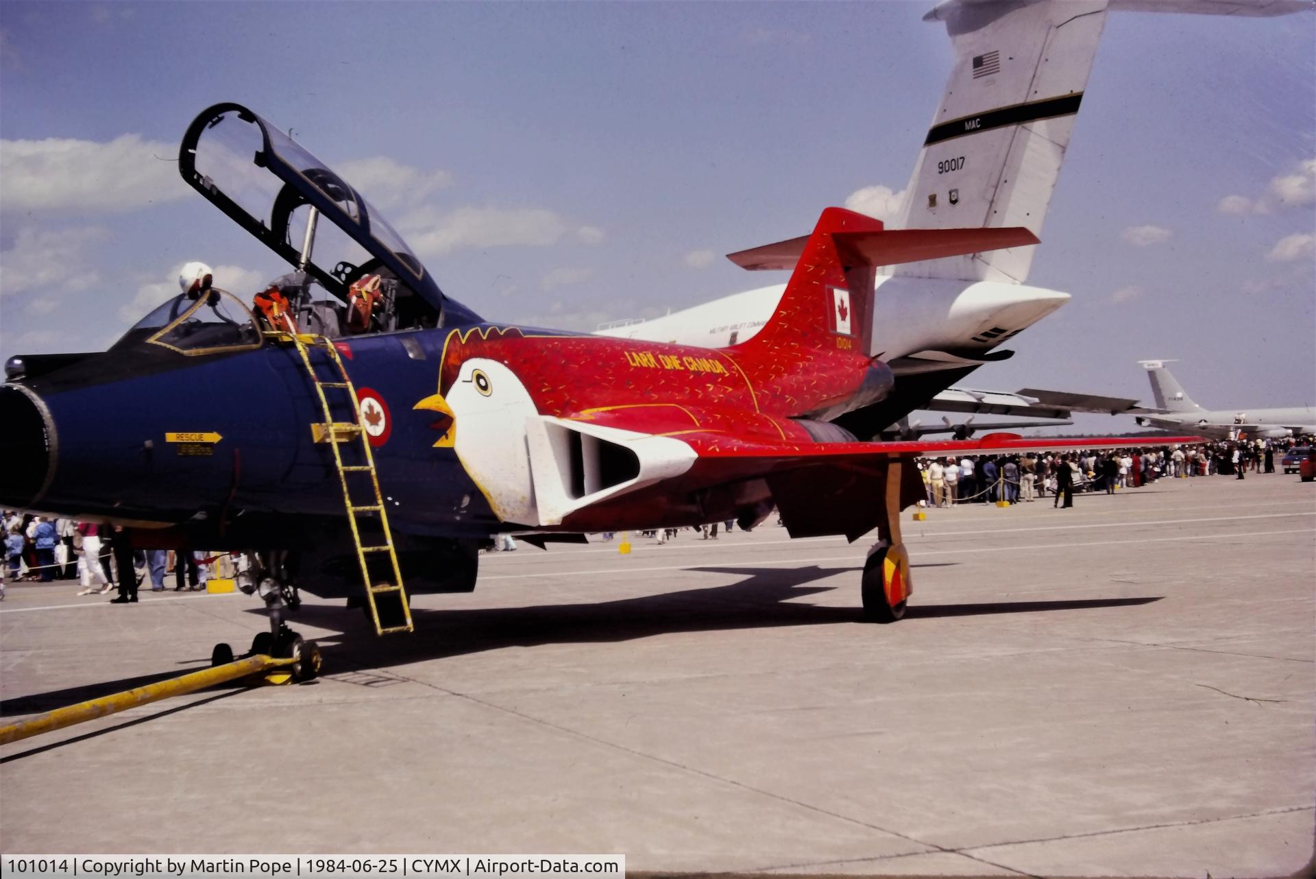 101014, 1957 McDonnell CF-101B Voodoo C/N 476, Picture taken at Montreal Mirabel Airshow 25 June 1984