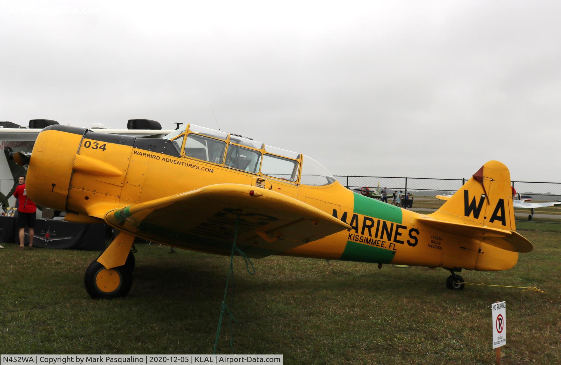 N452WA, 1945 North American SNJ-6 Texan C/N 121-43137, North American SNJ-6