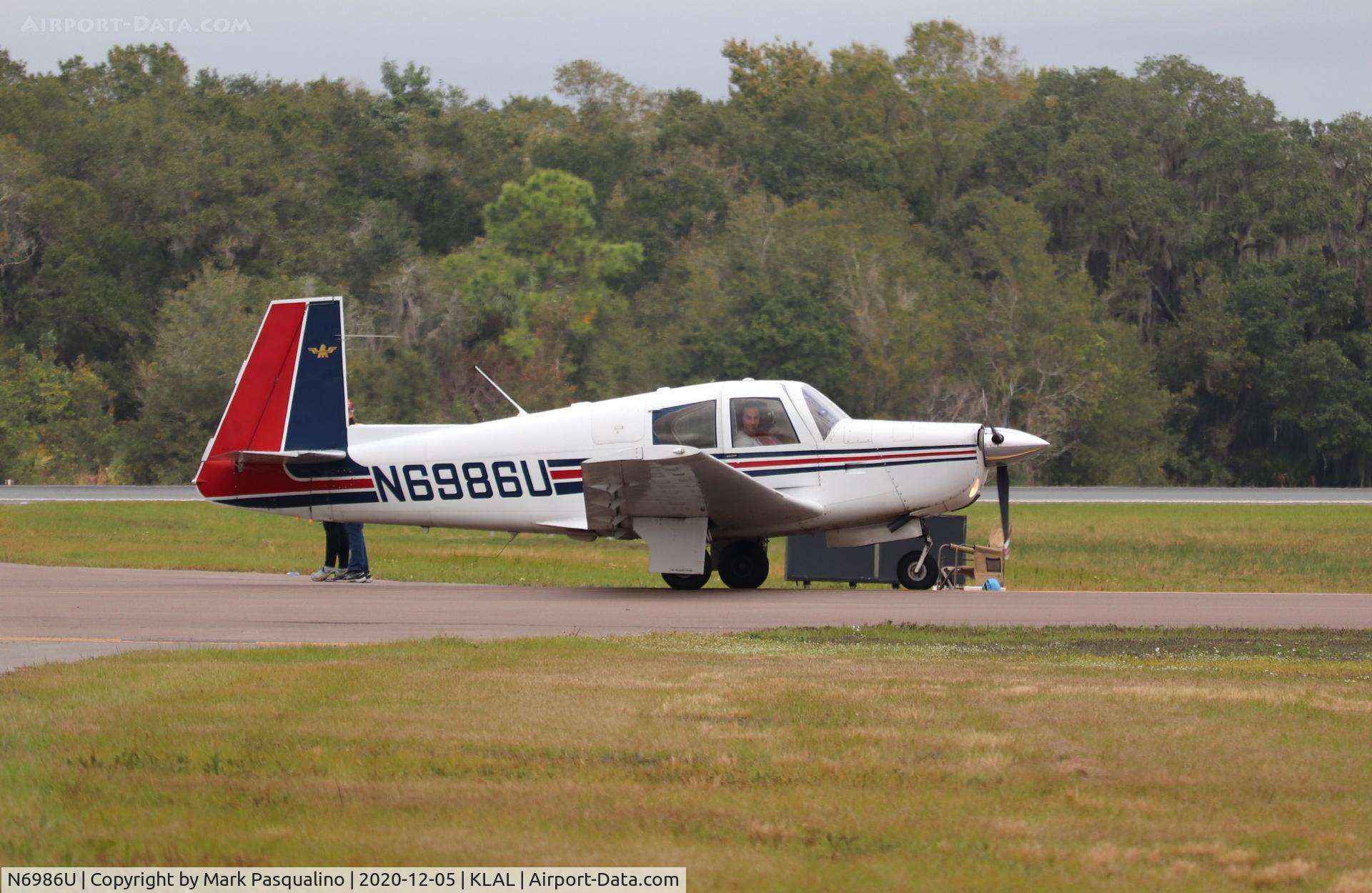 N6986U, 1964 Mooney M20E C/N 346, Mooney M20E