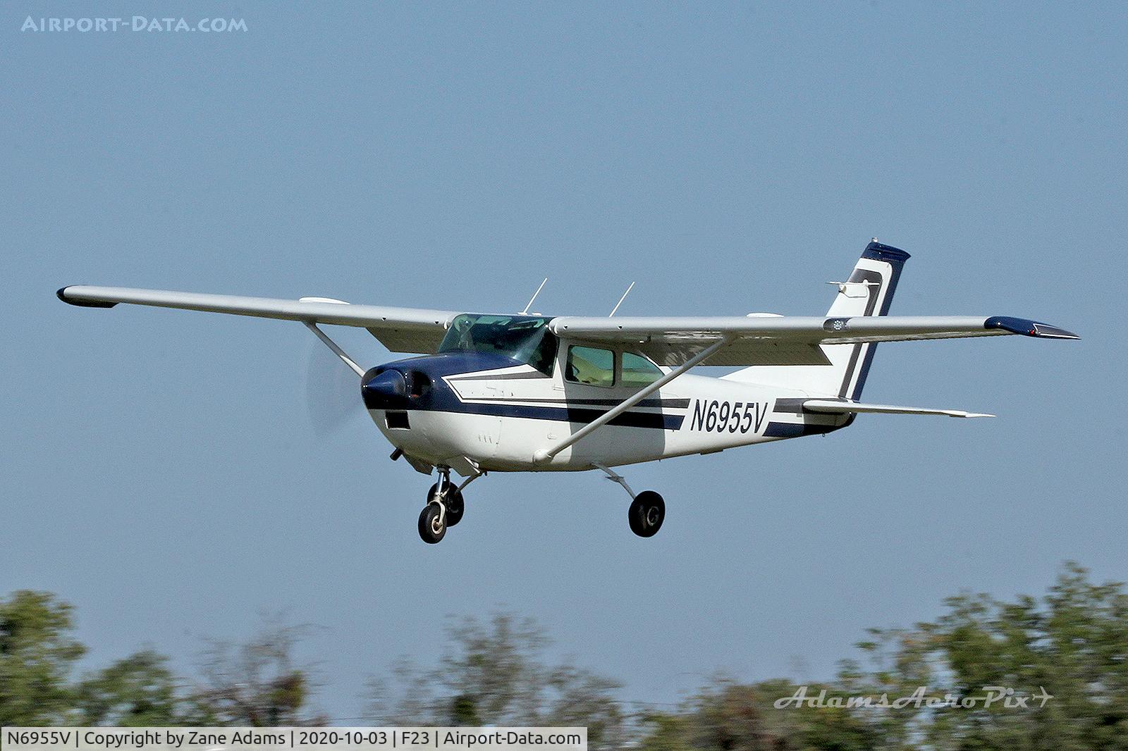 N6955V, 1965 Cessna 182H Skylane C/N 18256630, 2020 Ranger Antique Airfield Fly-In, Ranger, TX