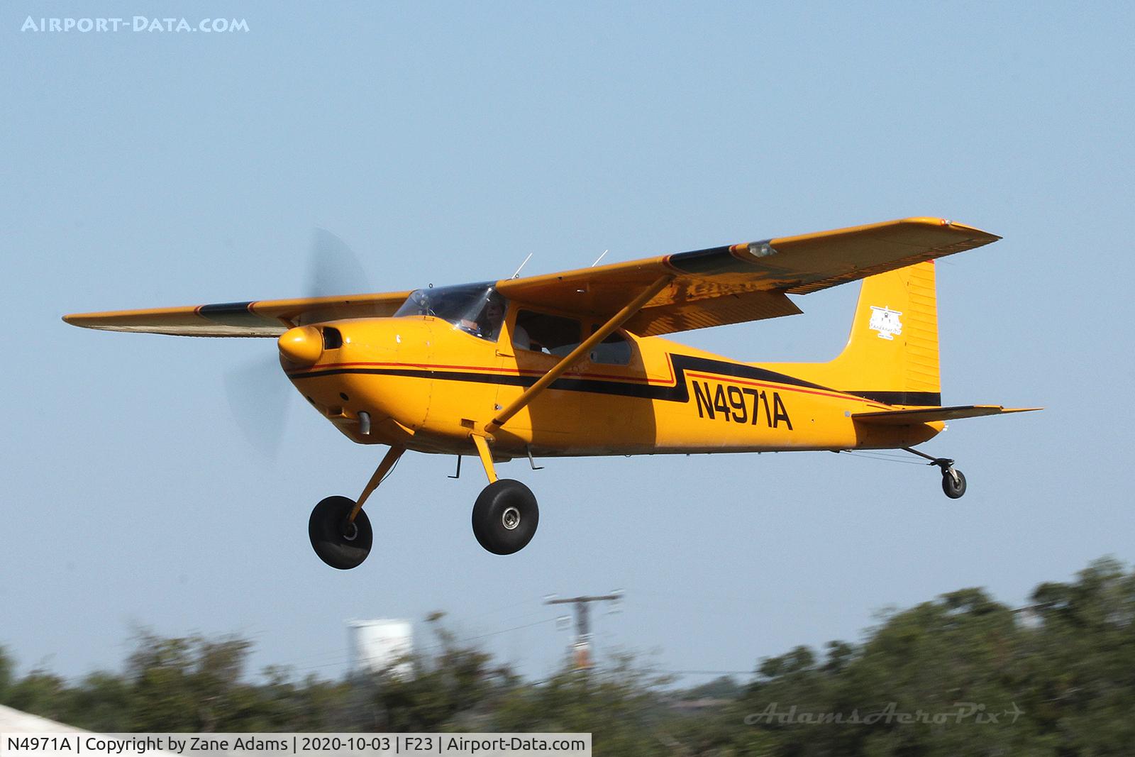 N4971A, 1956 Cessna 180 C/N 32368, 2020 Ranger Antique Airfield Fly-In, Ranger, TX