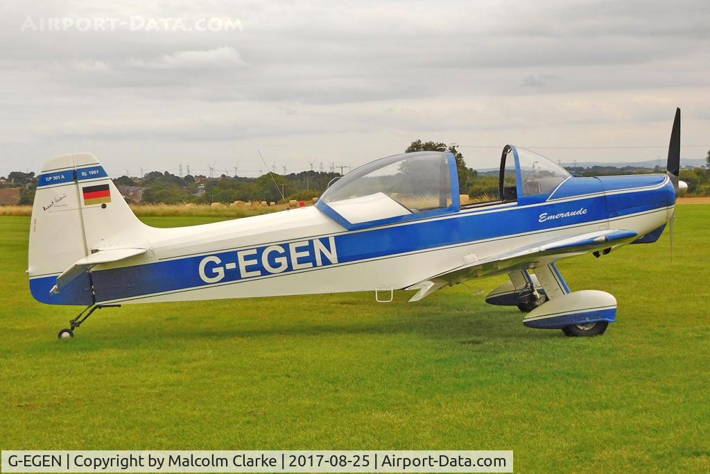 G-EGEN, 1961 Piel CP-301A Emeraude C/N AB.402, Piel CP-301A Emeraude G-EGEN Fishburn Airfield, UK