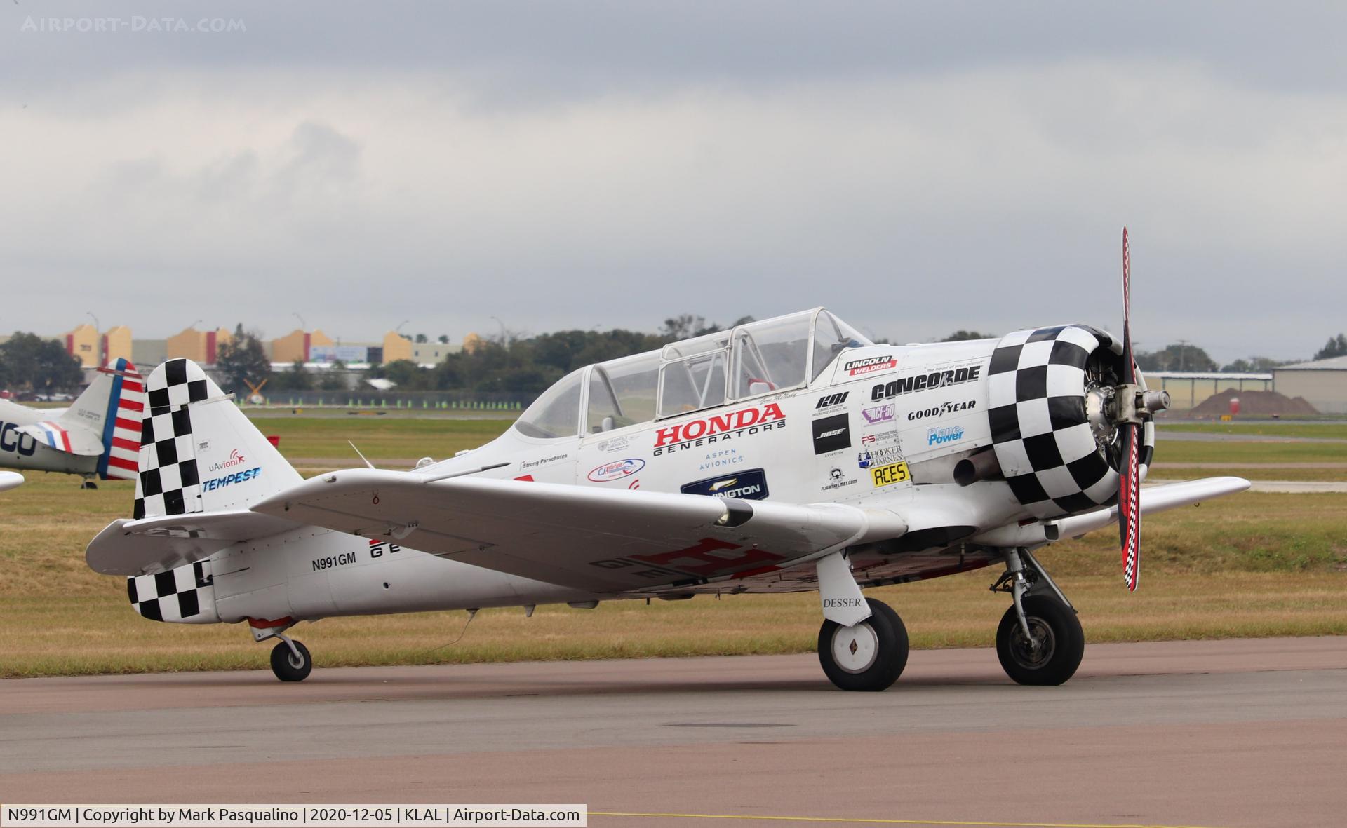 N991GM, 1941 North American AT-6C Texan C/N 88-17575, North American AT-6C