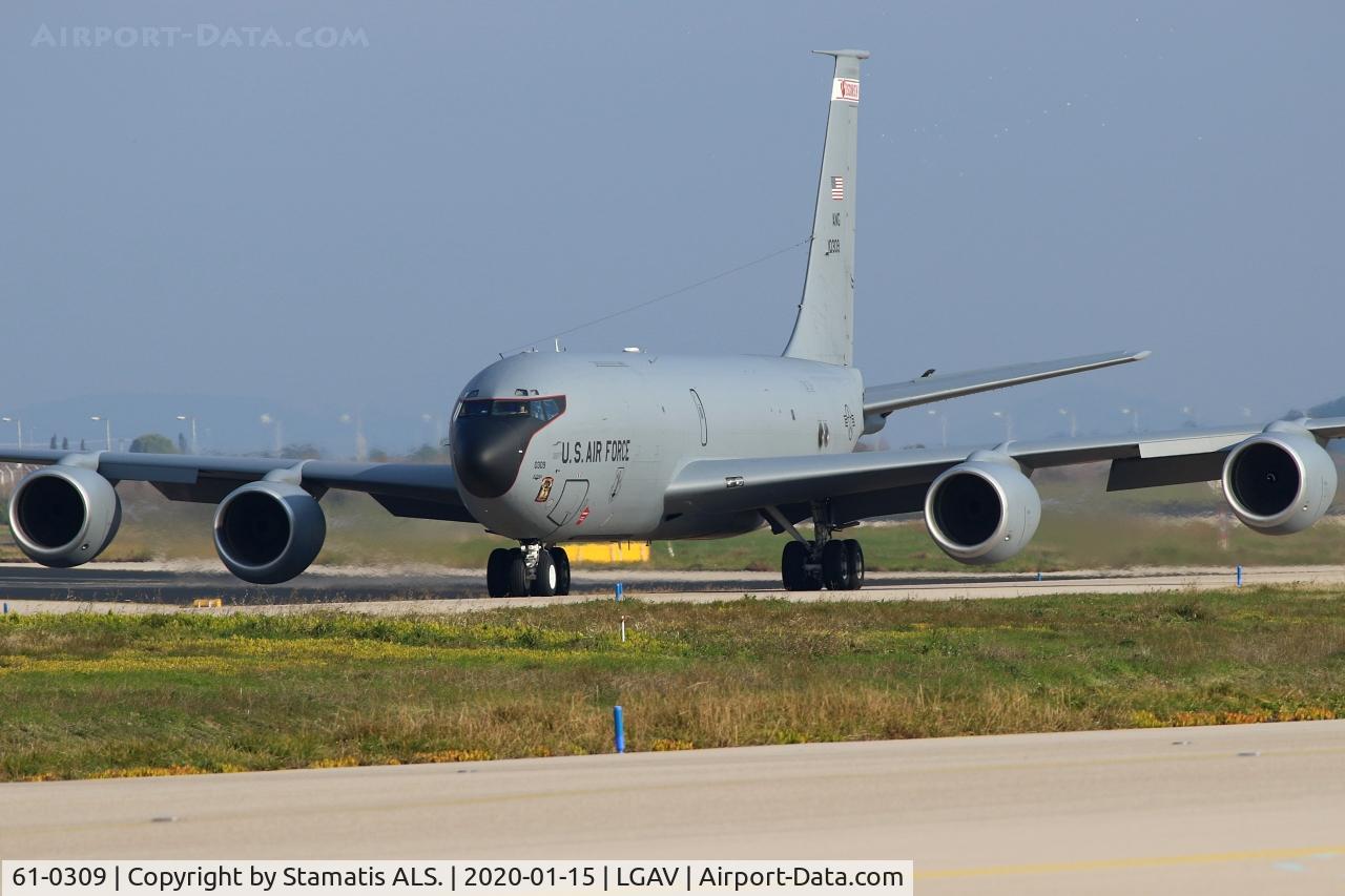 61-0309, 1961 Boeing KC-135R Stratotanker C/N 18216, USAF