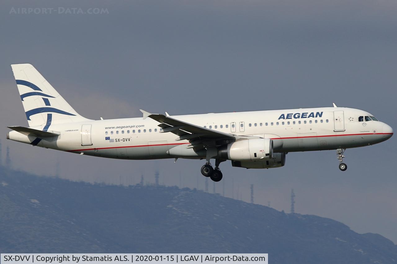 SX-DVV, 2009 Airbus A320-232 C/N 3773, Aegean Airlines