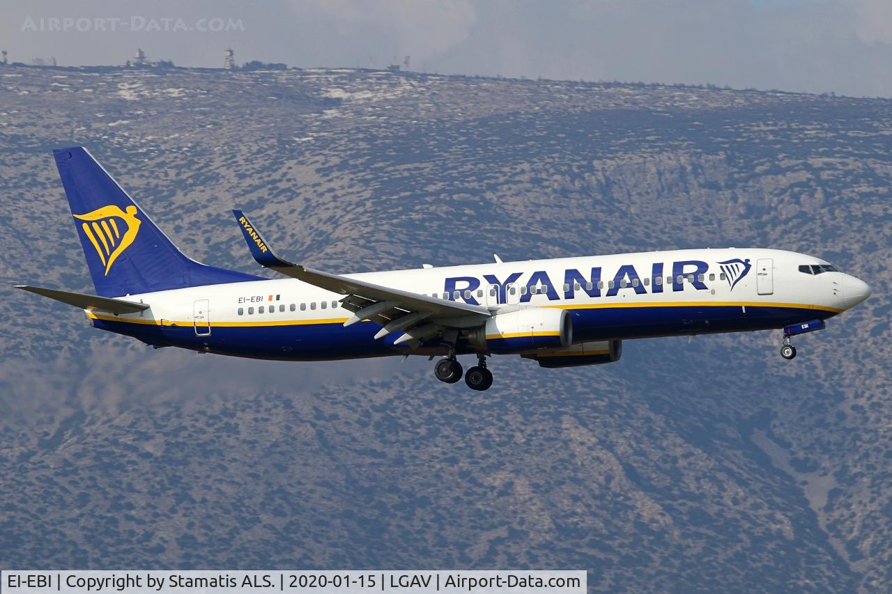 EI-EBI, 2009 Boeing 737-8AS C/N 37527, RYANAIR