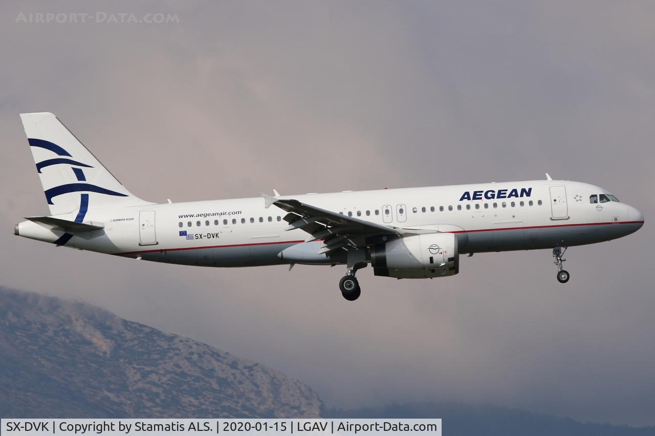SX-DVK, 2008 Airbus A320-232 C/N 3392, Aegean Airlines