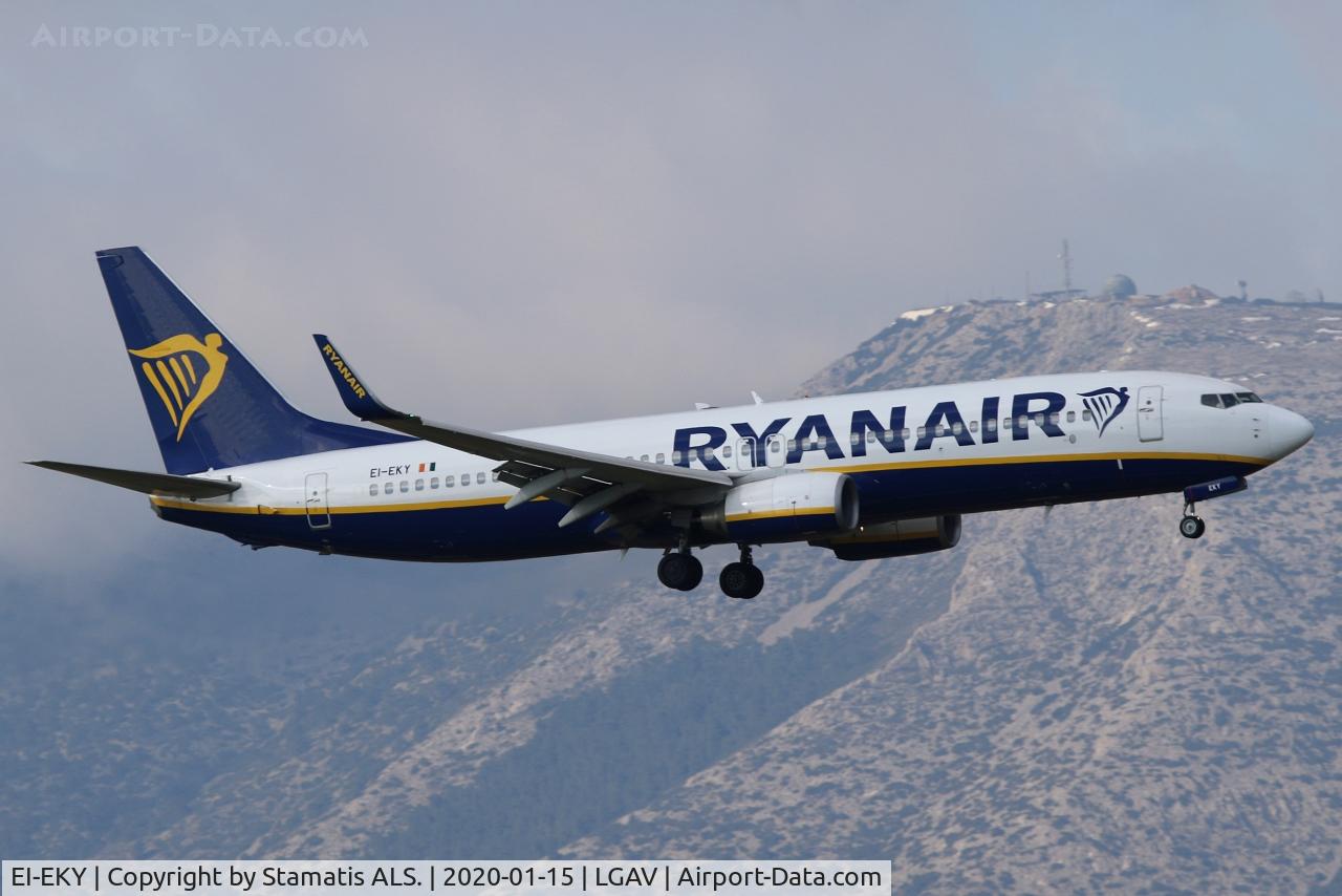 EI-EKY, 2010 Boeing 737-8AS C/N 35031, RYANAIR