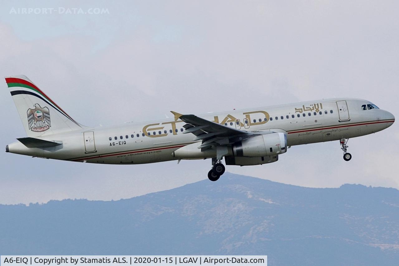 A6-EIQ, 2012 Airbus A320-232 C/N 5348, ETIHAD