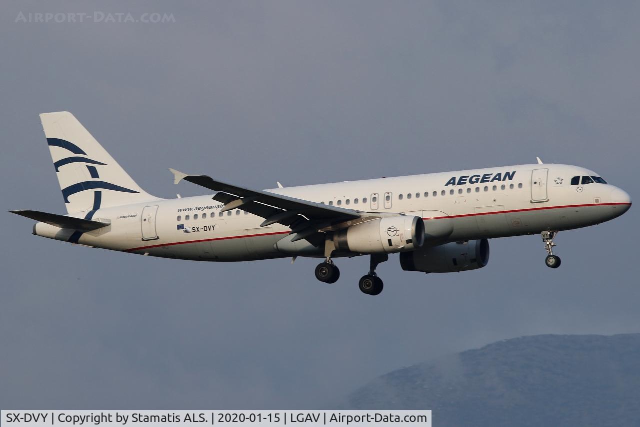 SX-DVY, 2009 Airbus A320-232 C/N 3850, Aegean Airlines