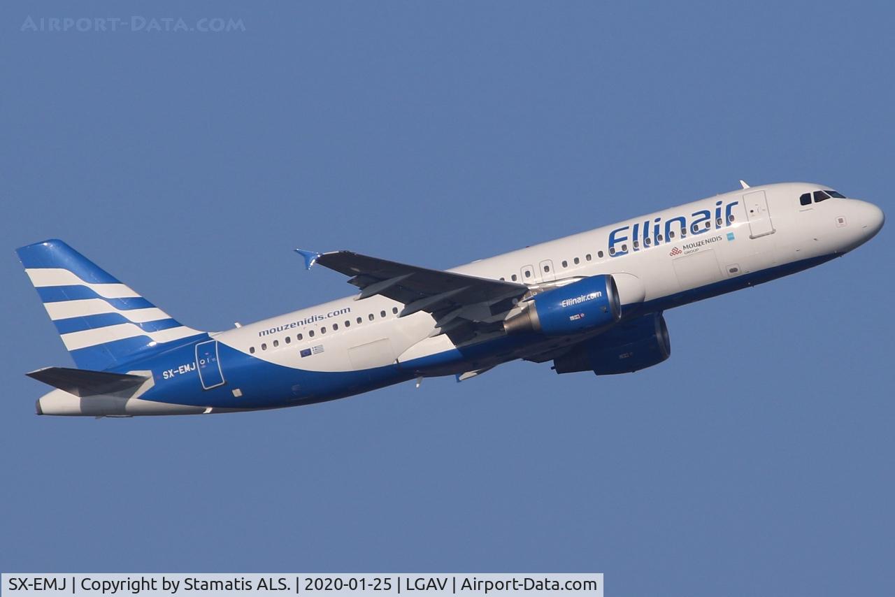 SX-EMJ, 2001 Airbus A320-214 C/N 1637, ELLINAIR