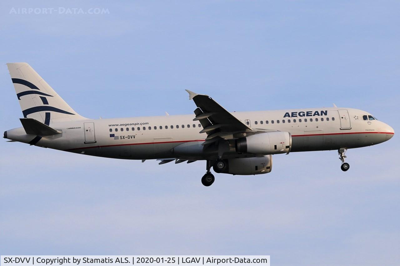 SX-DVV, 2009 Airbus A320-232 C/N 3773, Aegean Airlines