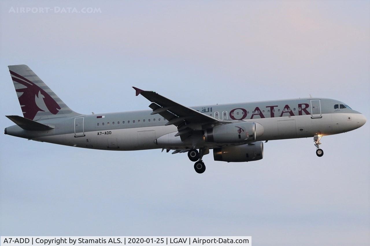 A7-ADD, 2002 Airbus A320-232 C/N 1895, QATAR AIRWAYS