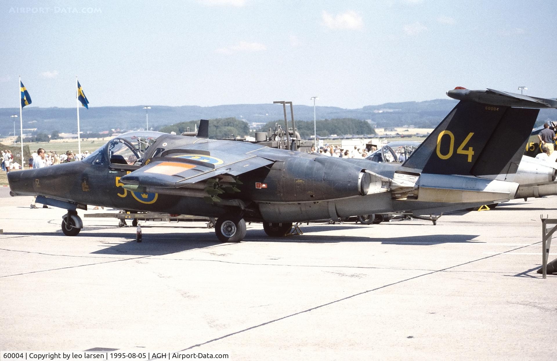 60004, 1966 Saab Sk.60C C/N 60004, Ängelholm F.10  5.8.1995