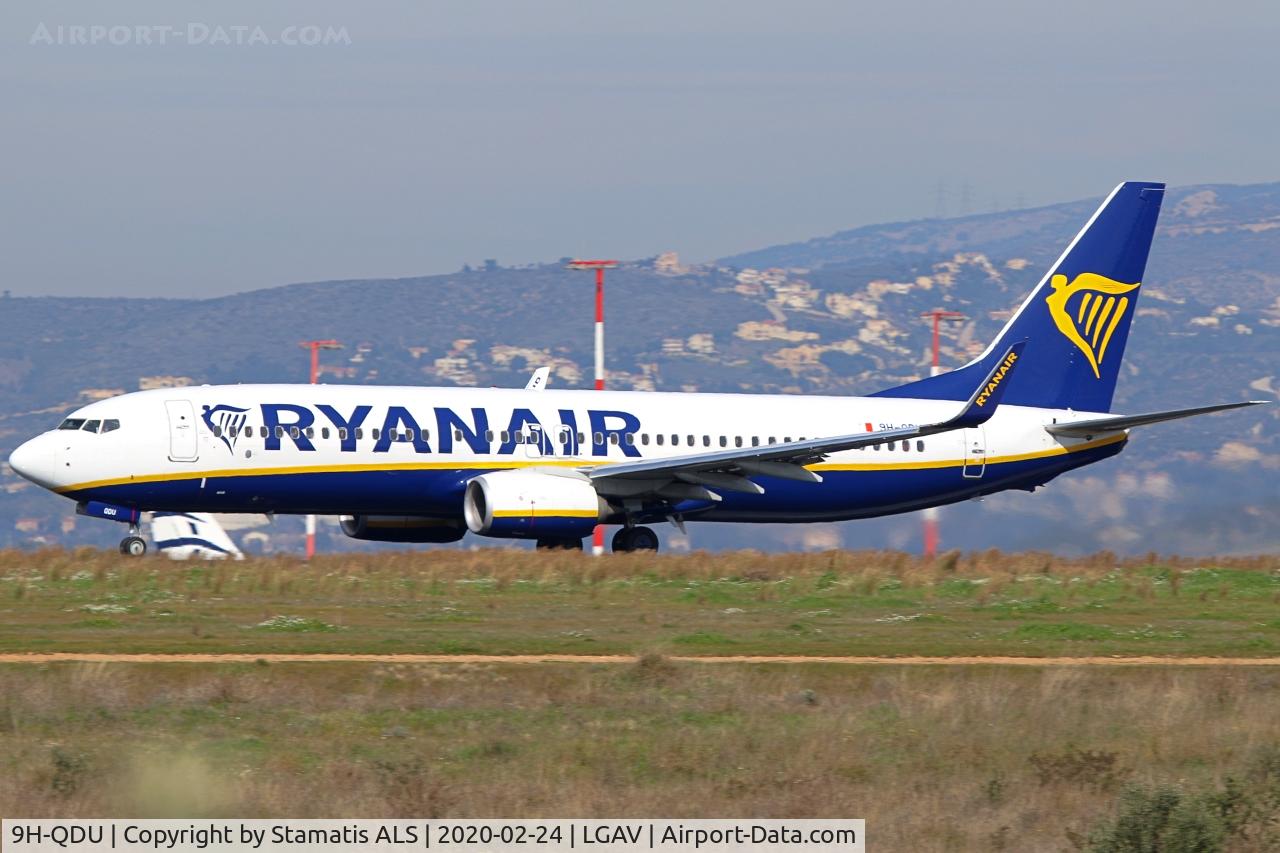 9H-QDU, 2017 Boeing 737-8AS C/N 44770, RYANAIR