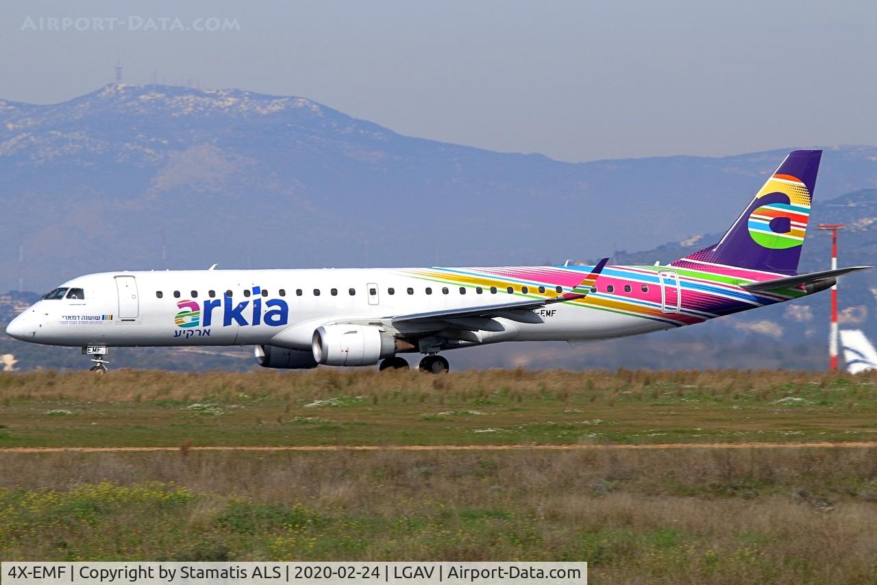 4X-EMF, 2017 Embraer ERJ190-200 C/N 745, ARKIA