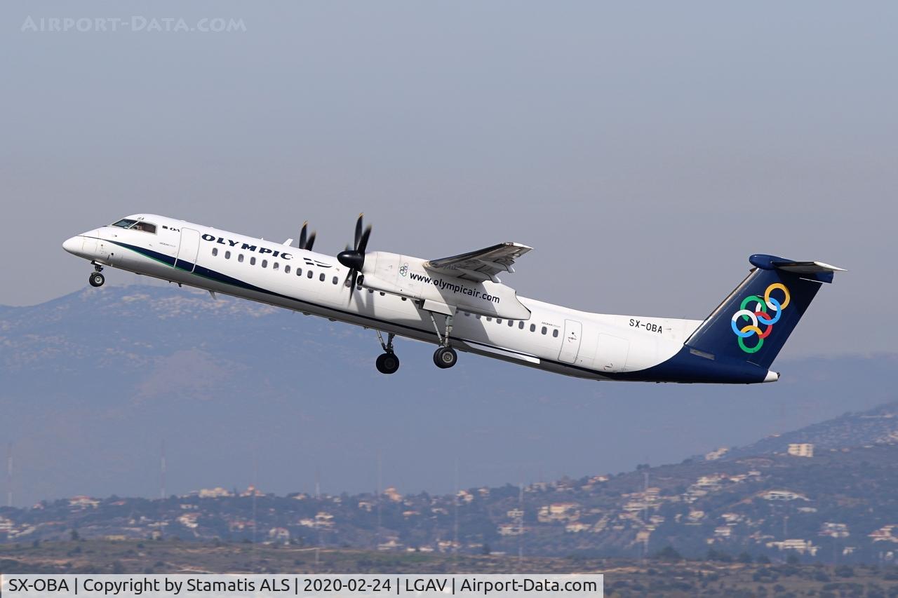 SX-OBA, 2009 De Havilland Canada DHC-8-402Q Dash 8 C/N 4267, OLYMPIC AIR
